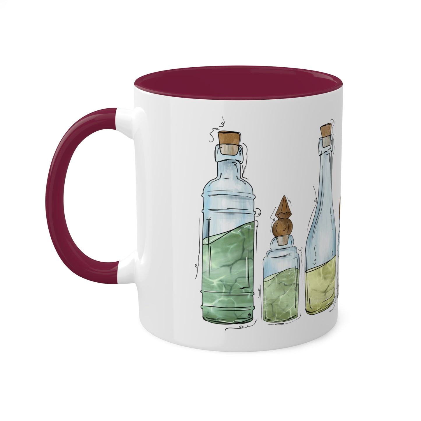 Genderfae Pride Flag Potion Bottles - Mug