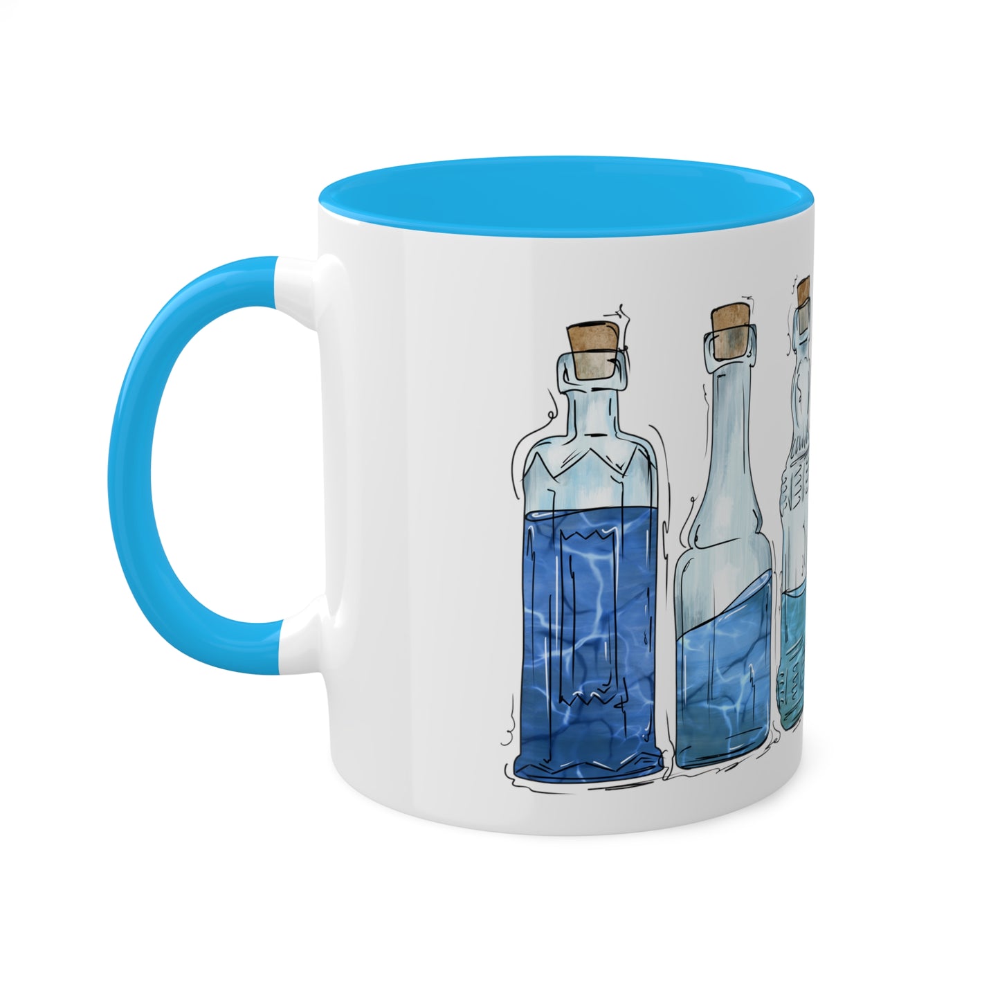 Uranic Pride Flag Potion Bottles - Mug