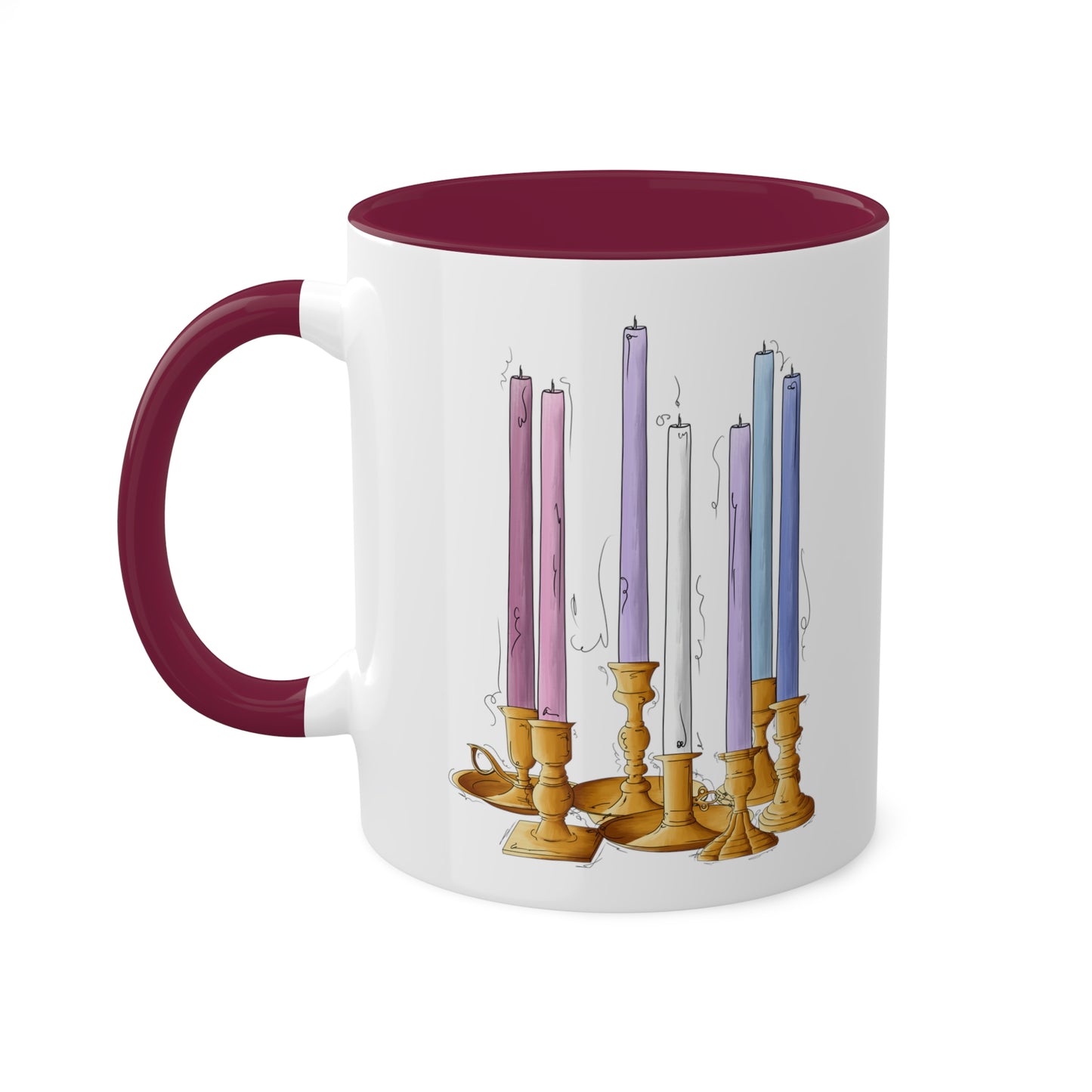 Bigender Pride Flag Candlesticks - Mug