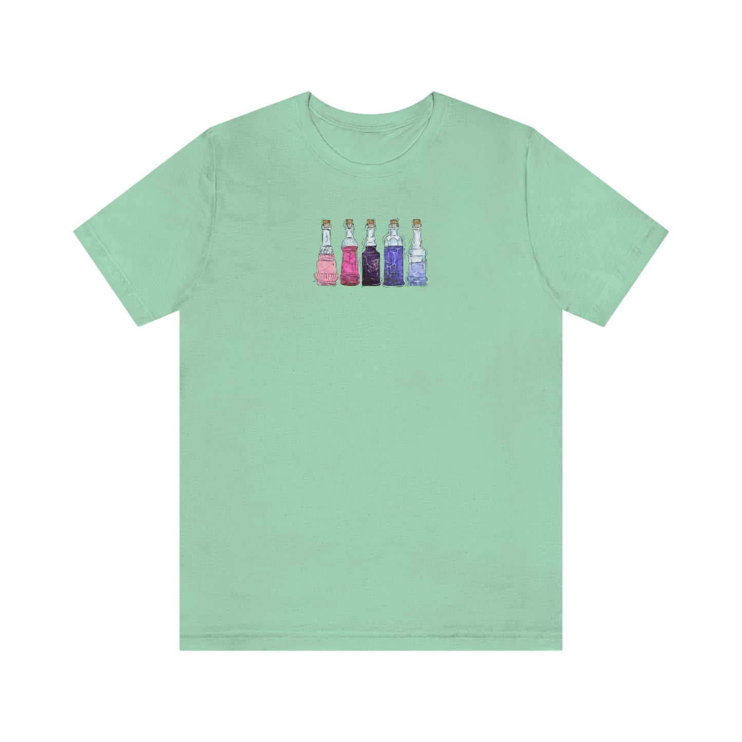 Omnisexual Pride Flag Potion Bottles - Unisex T-Shirt