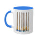 Uranic Pride Flag Paint Brushes - Mug