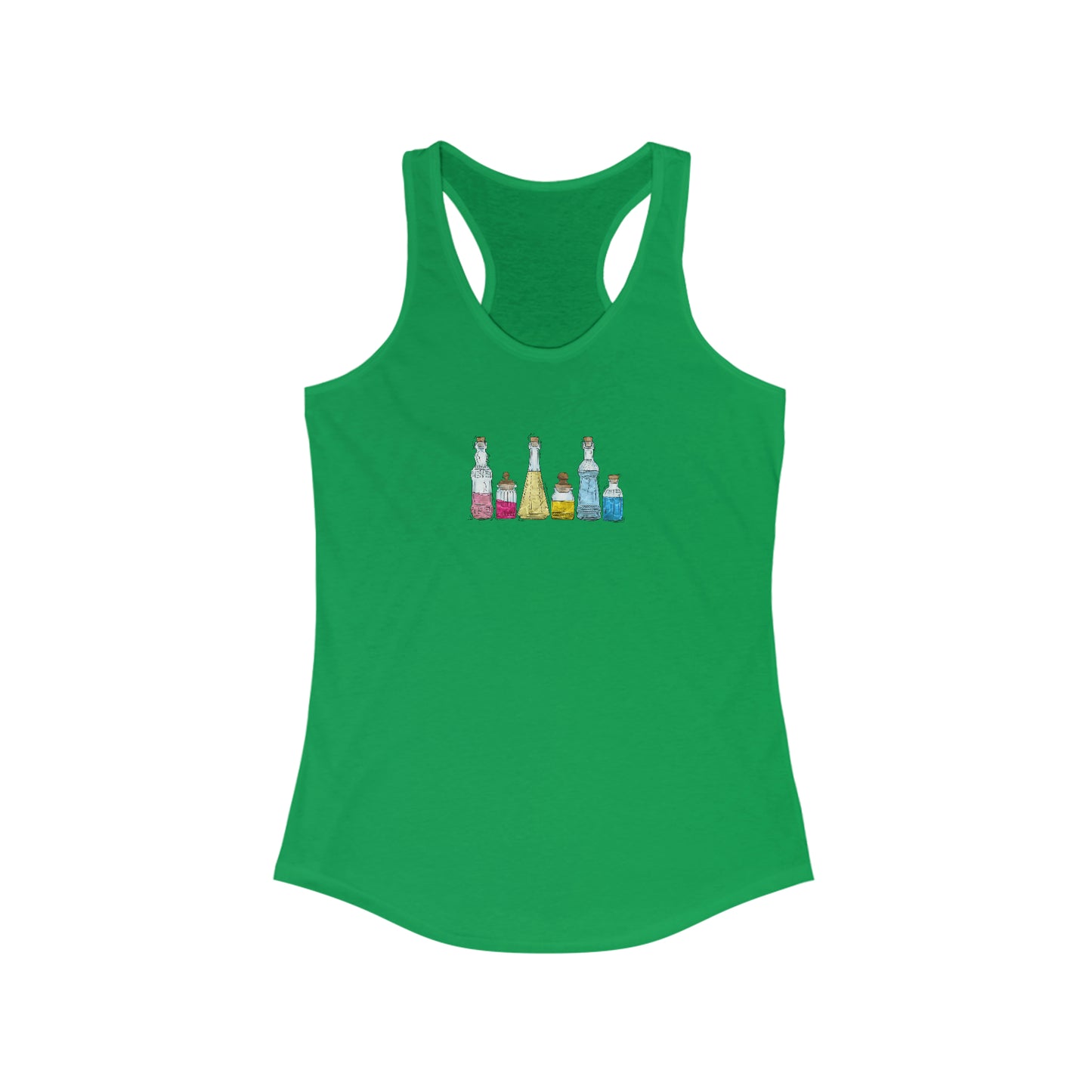 Panromantic Pride Potion Bottles - Womens Tank Top