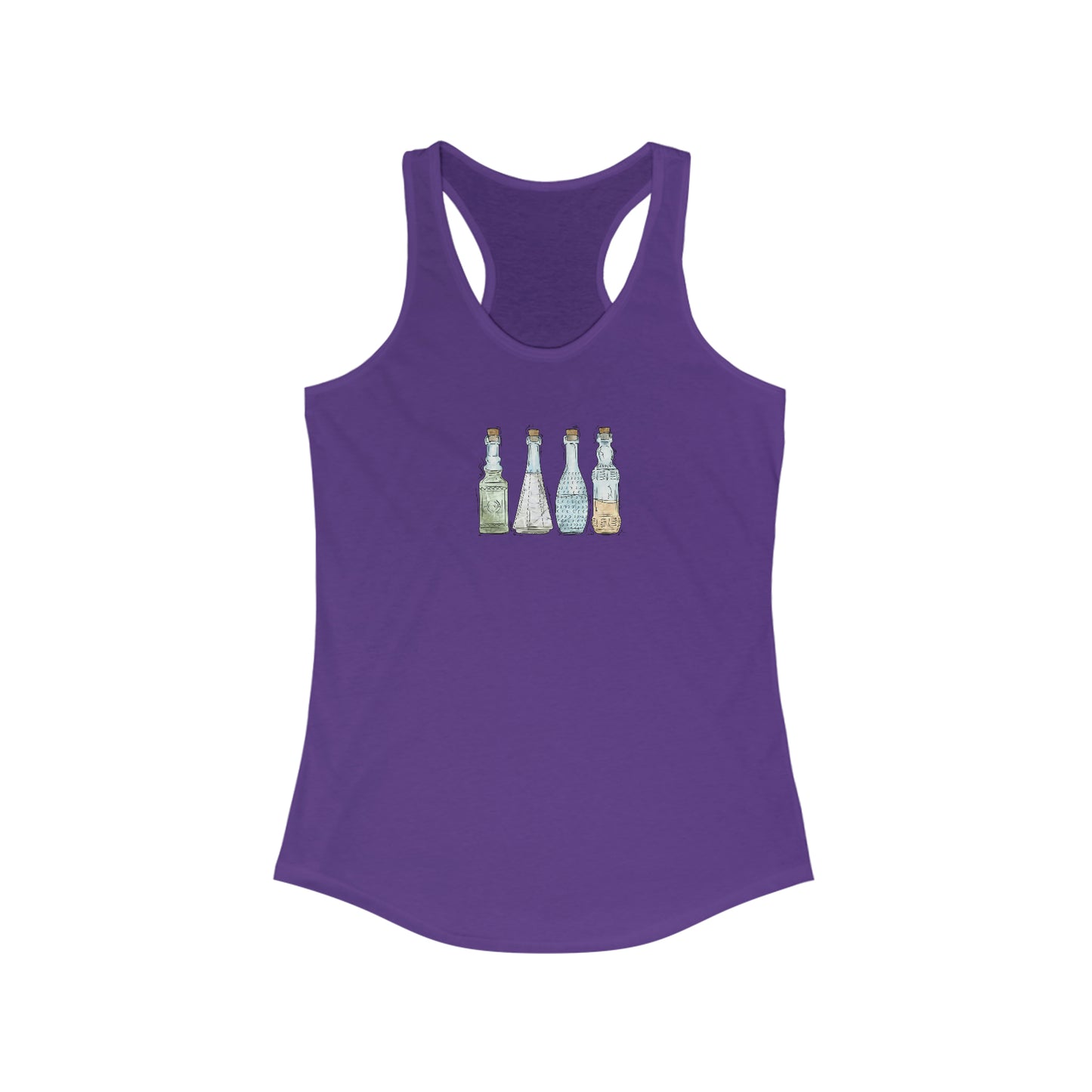 Unlabeled Pride Potion Bottles - Womens Tank Top