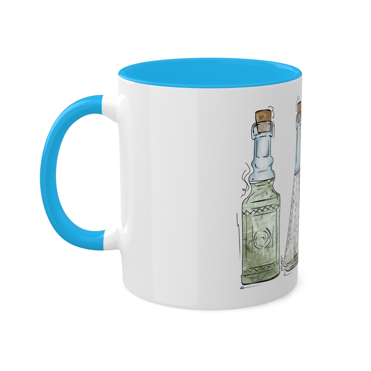Unlabeled Pride Flag Potion Bottles - Mug