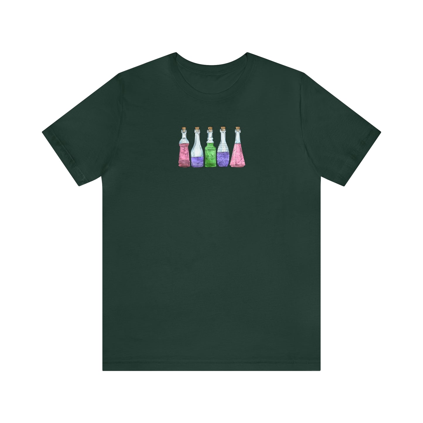 Trigender Pride Flag Potion Bottles - Unisex T-Shirt