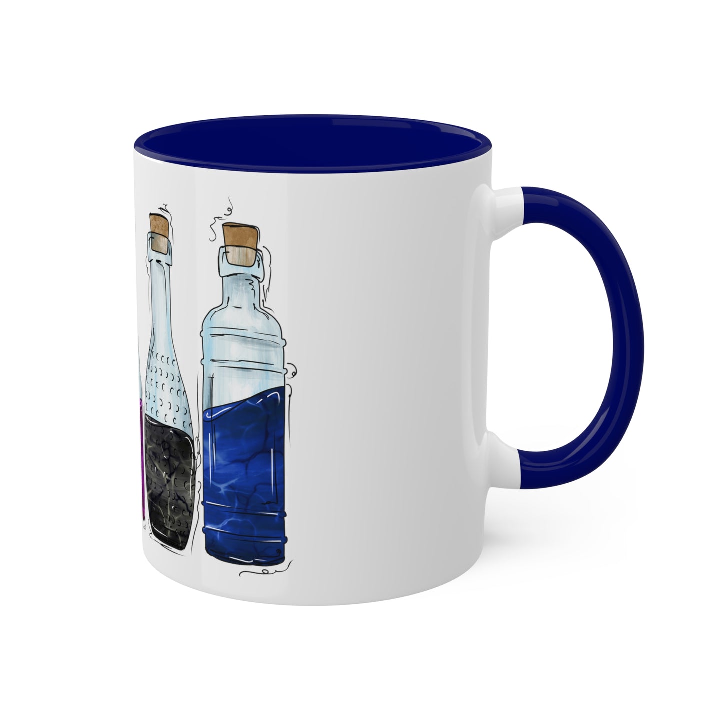 Genderfluid Pride Flag Potion Bottles - Mug