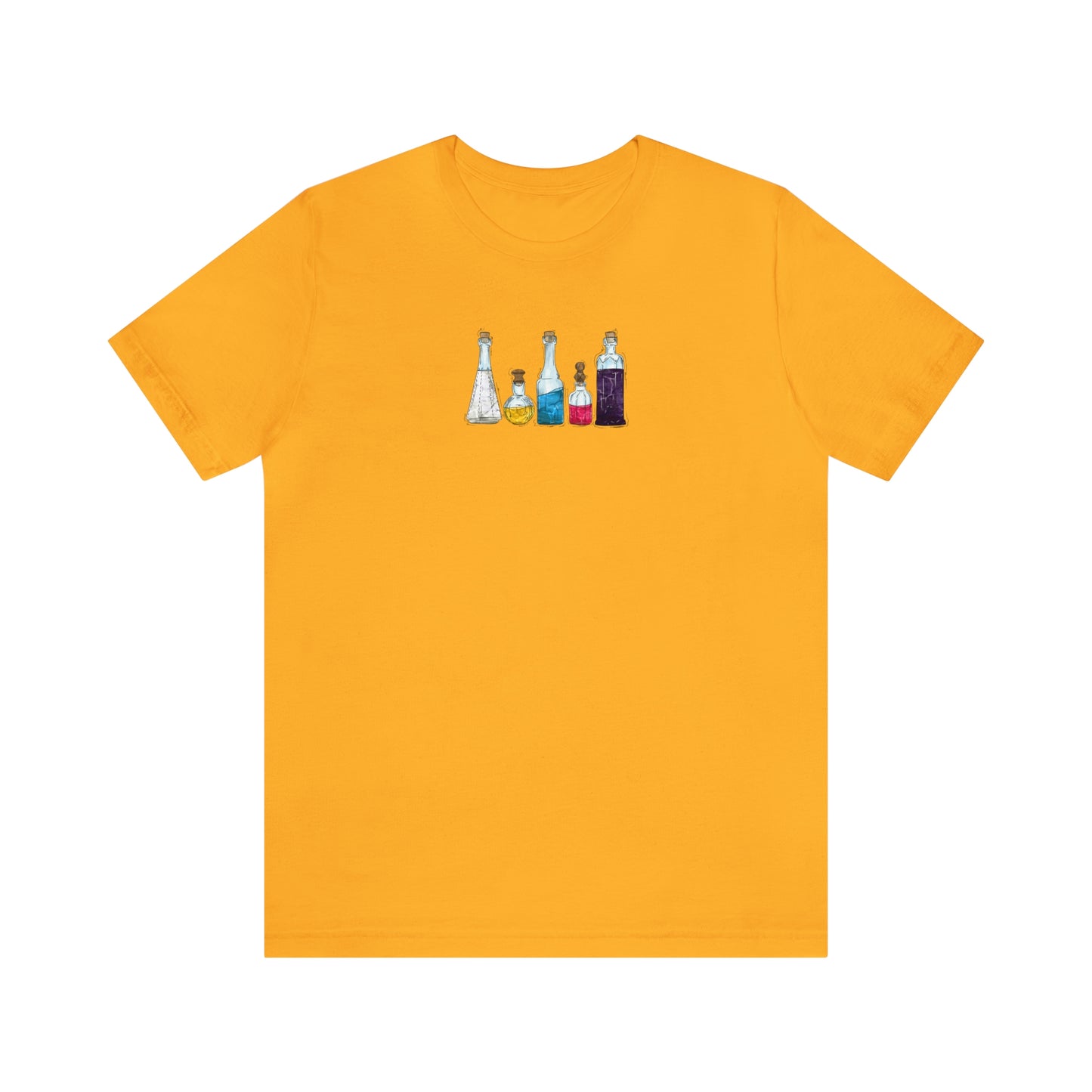 Polyamorous Pride Flag Potion Bottles - Unisex T-Shirt
