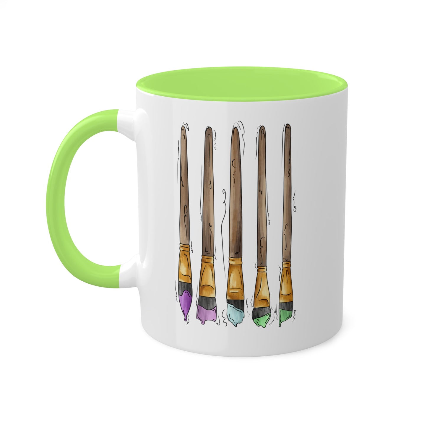 Toric Pride Flag Paint Brushes - Mug