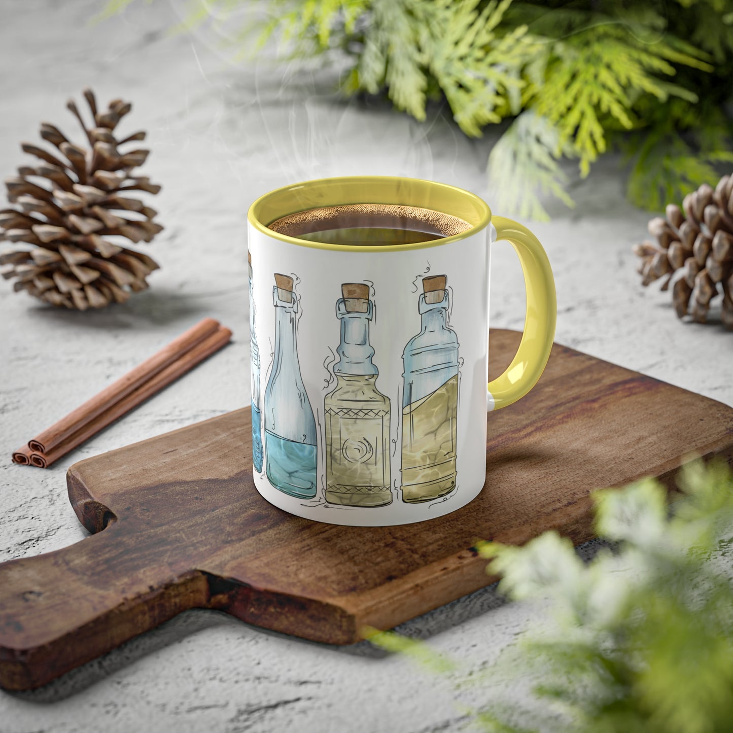 Uranic Pride Flag Potion Bottles - Mug