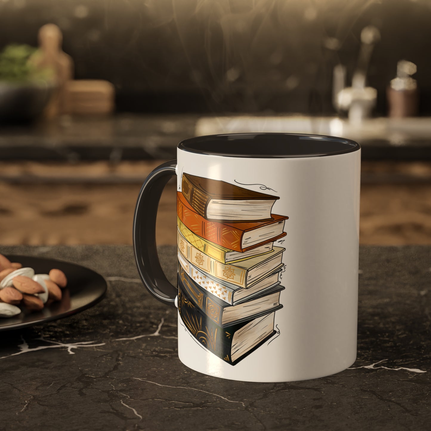 Bear Pride Flag Old Books - Mug