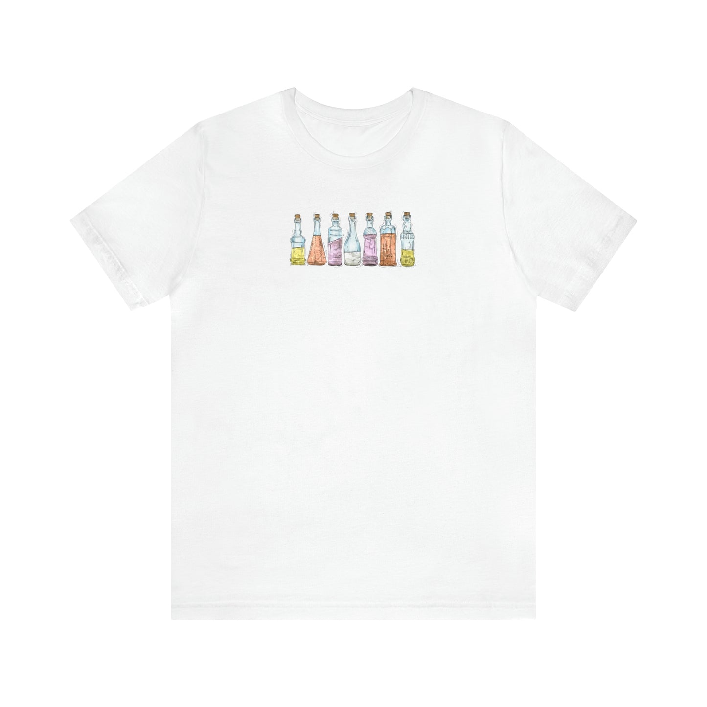 Pangender Pride Flag Potion Bottles - Unisex T-Shirt