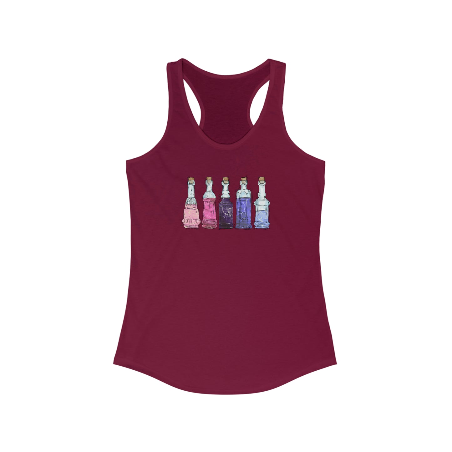 Omnisexual Pride Potion Bottles - Womens Tank Top