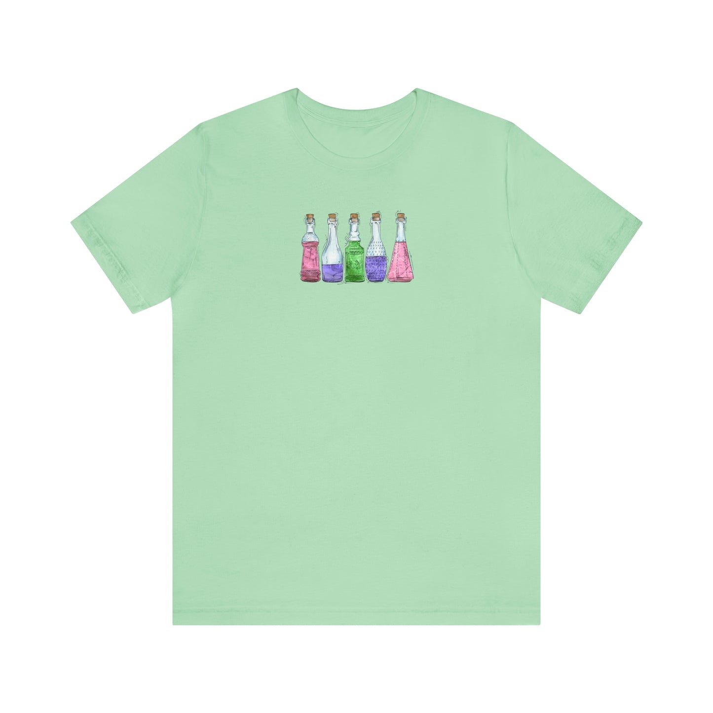 Trigender Pride Flag Potion Bottles - Unisex T-Shirt