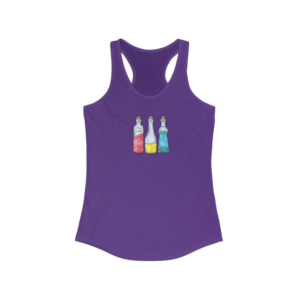 Pansexual Pride Potion Bottles - Womens Tank Top