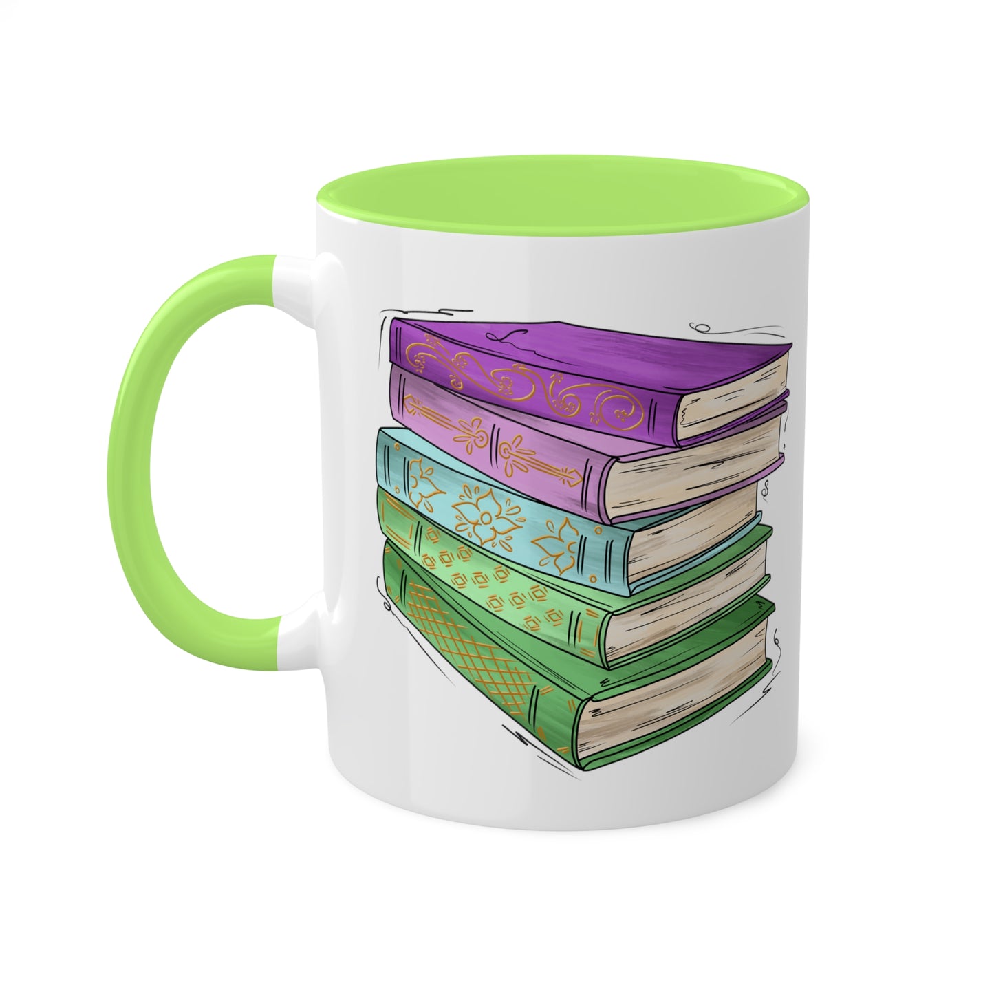 Toric Pride Flag Old Books - Mug