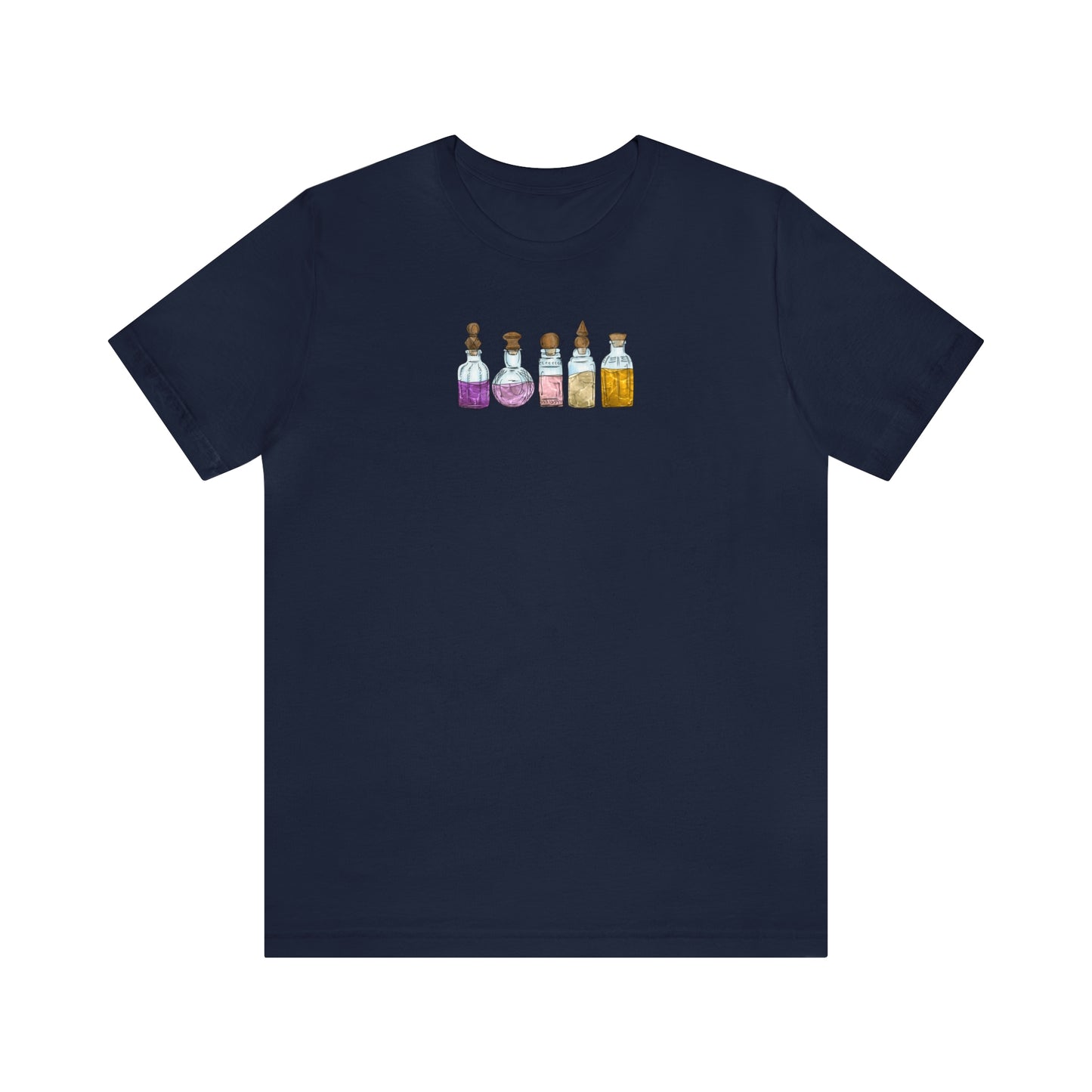 Trixic Pride Flag Potion Bottles - Unisex T-Shirt