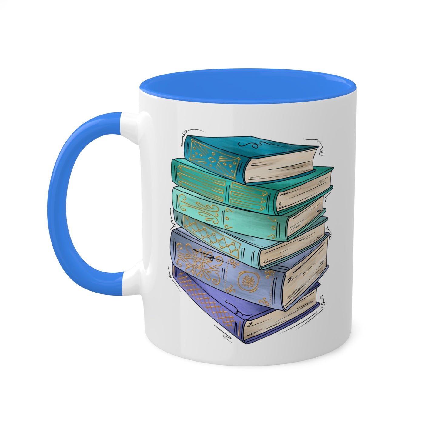 Neptunic Pride Flag Old Books - Mug
