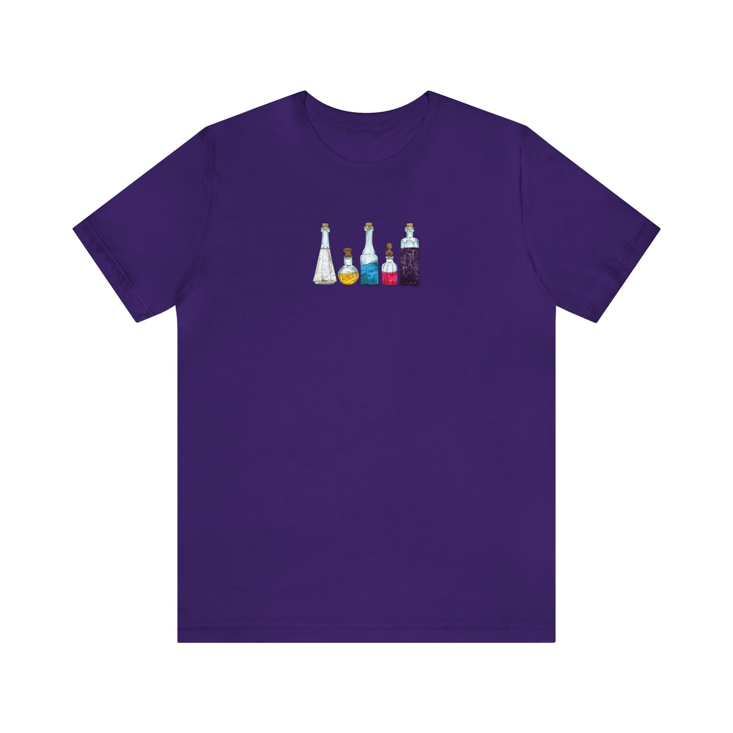 Polyamorous Pride Flag Potion Bottles - Unisex T-Shirt