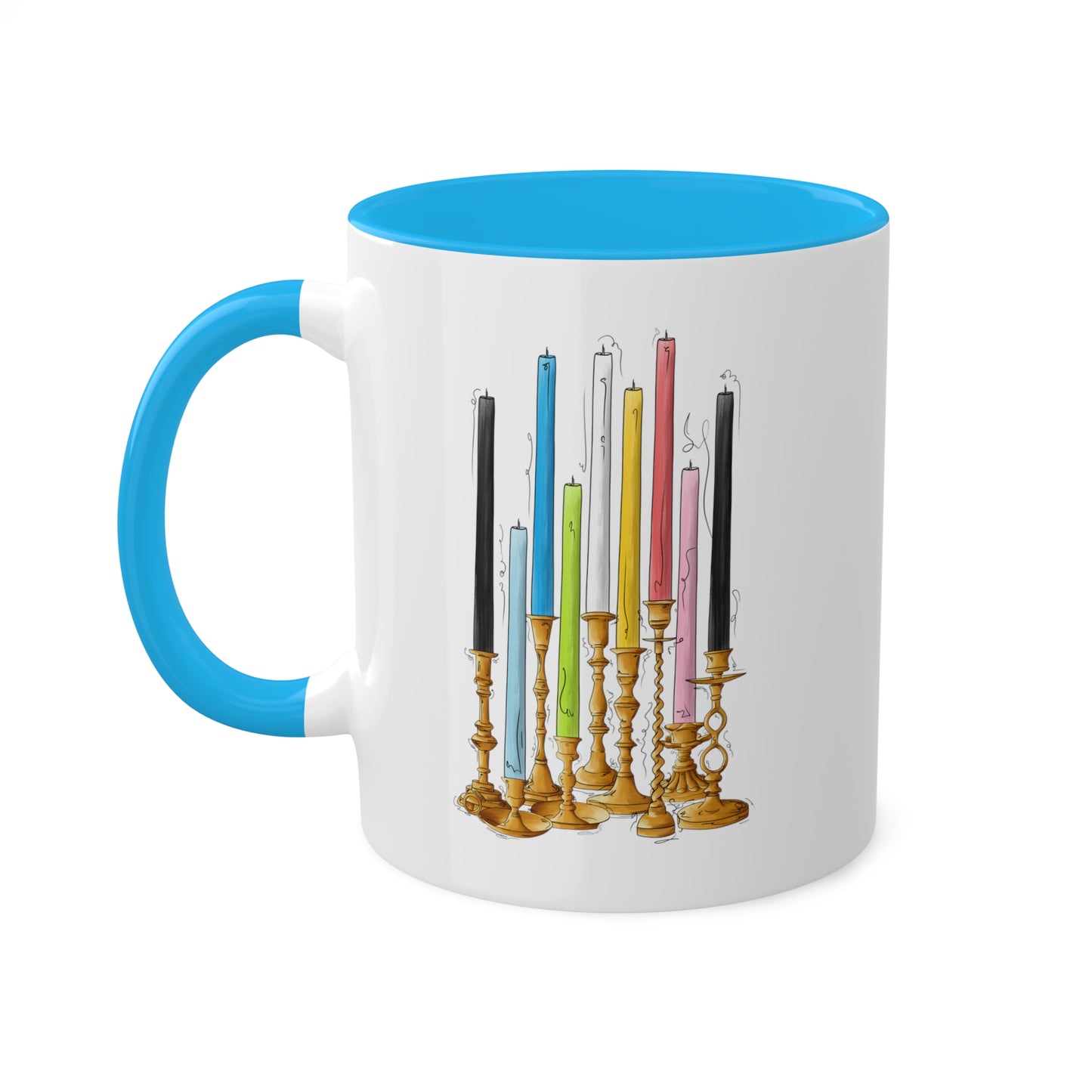 Queer Pride Flag Candlesticks - Mug
