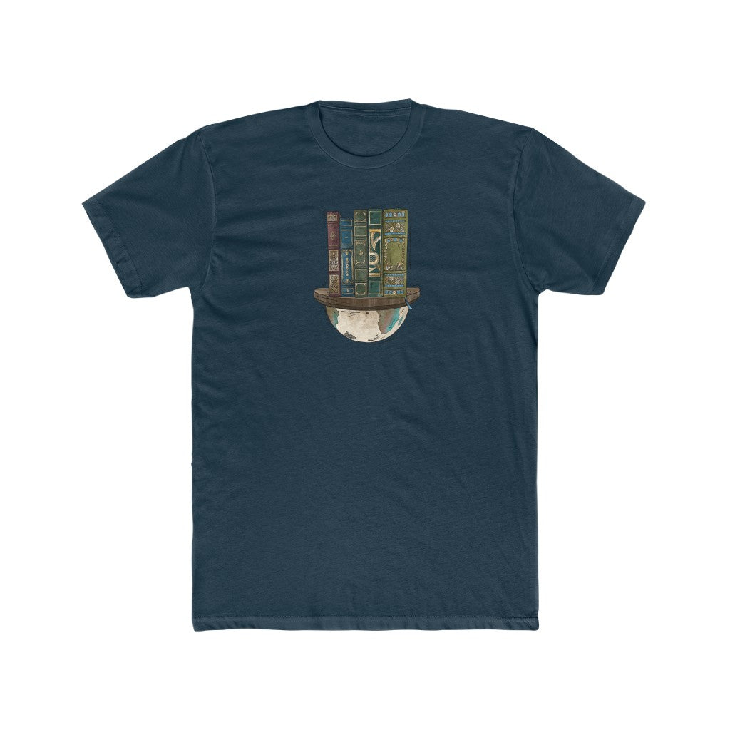 Globe and Vintage Books - Men's T-Shirt