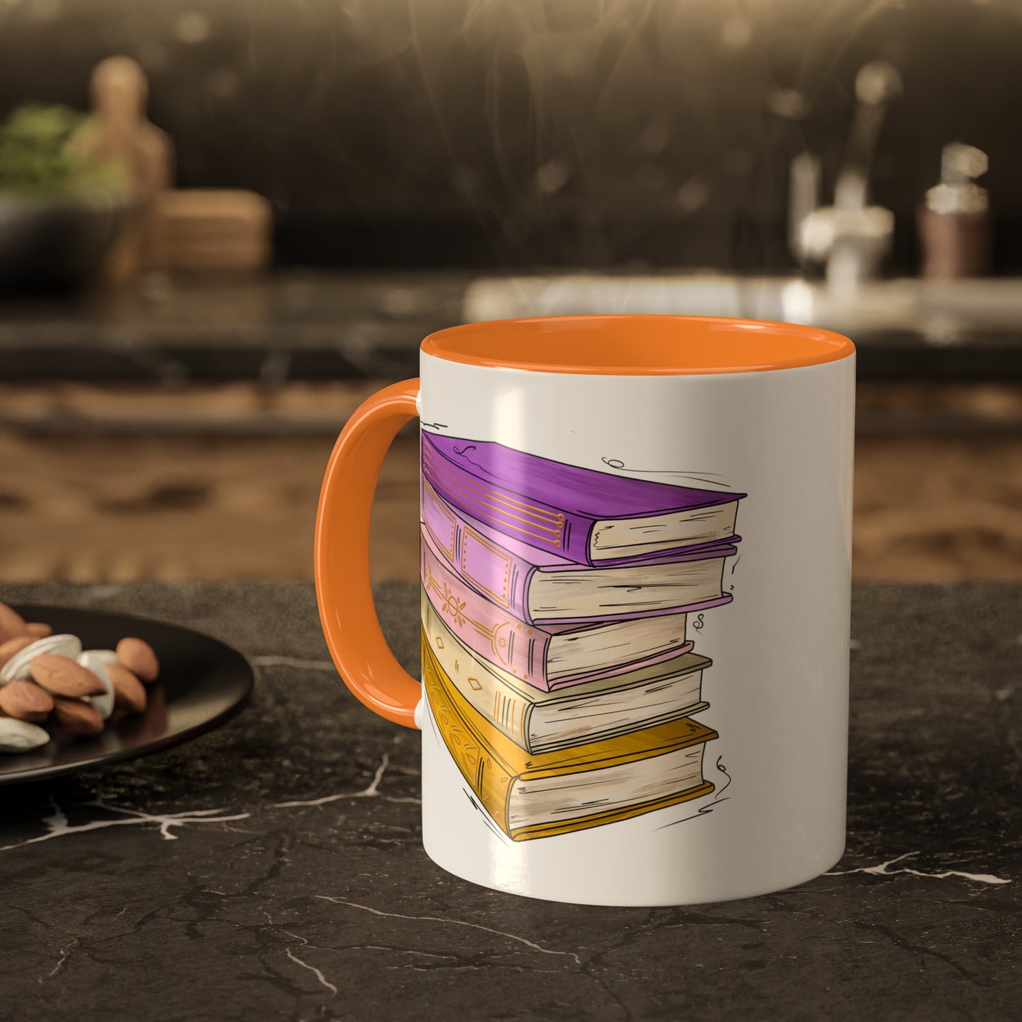 Trixic Pride Flag Old Books - Mug