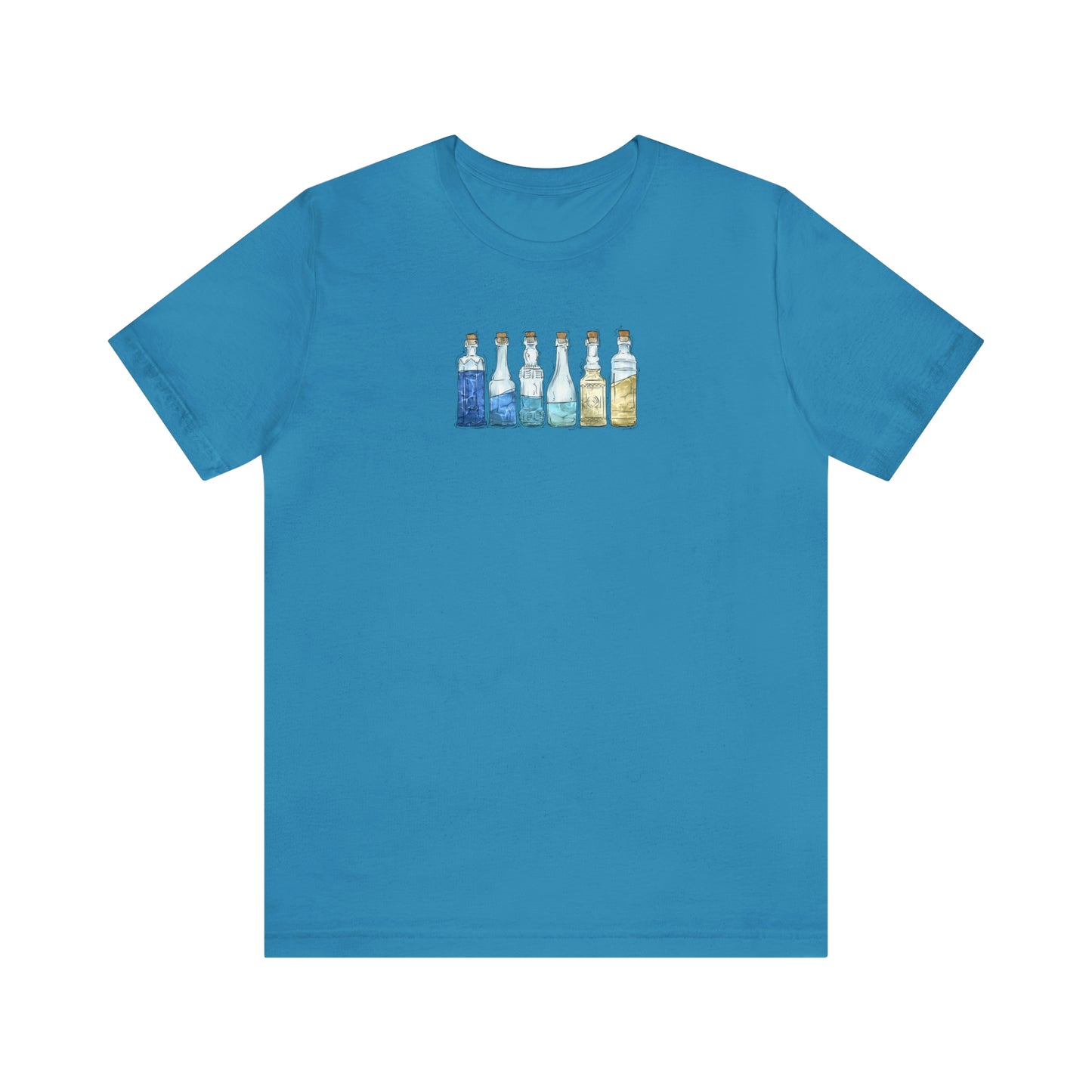 Uranic Pride Flag Potion Bottles - Unisex T-Shirt