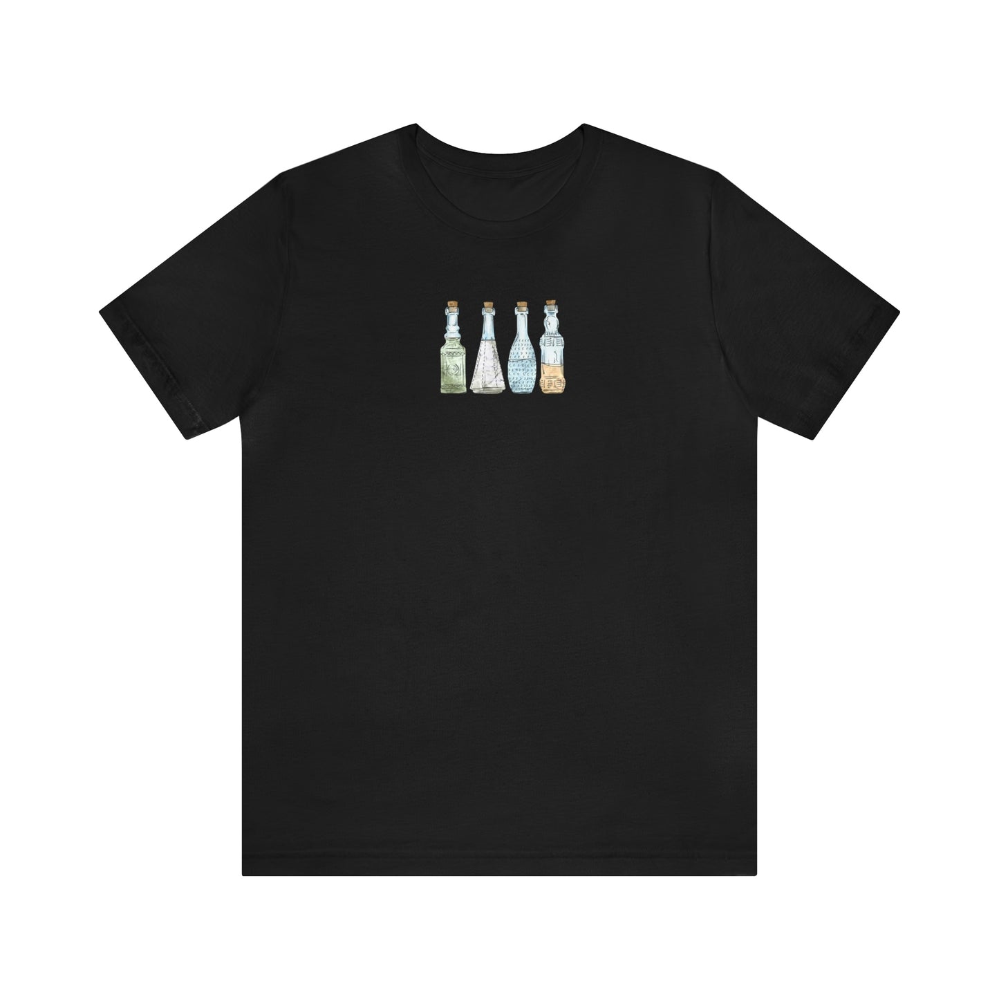 Unlabeled Pride Flag Potion Bottles - Unisex T-Shirt