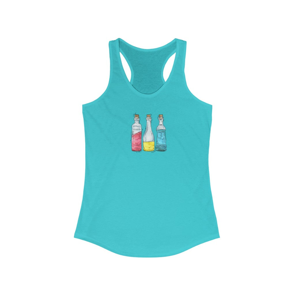 Pansexual Pride Potion Bottles - Womens Tank Top