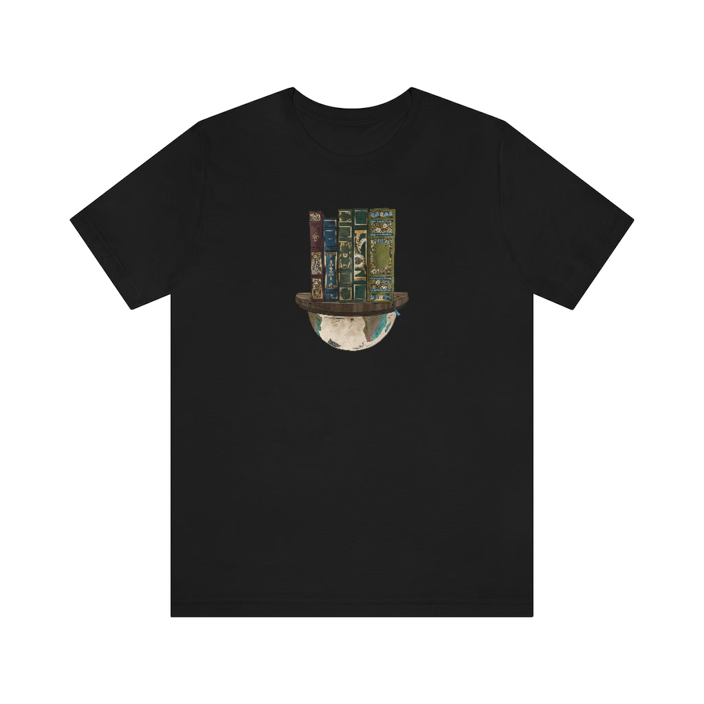 Globe and Vintage Books - Unisex T-Shirt