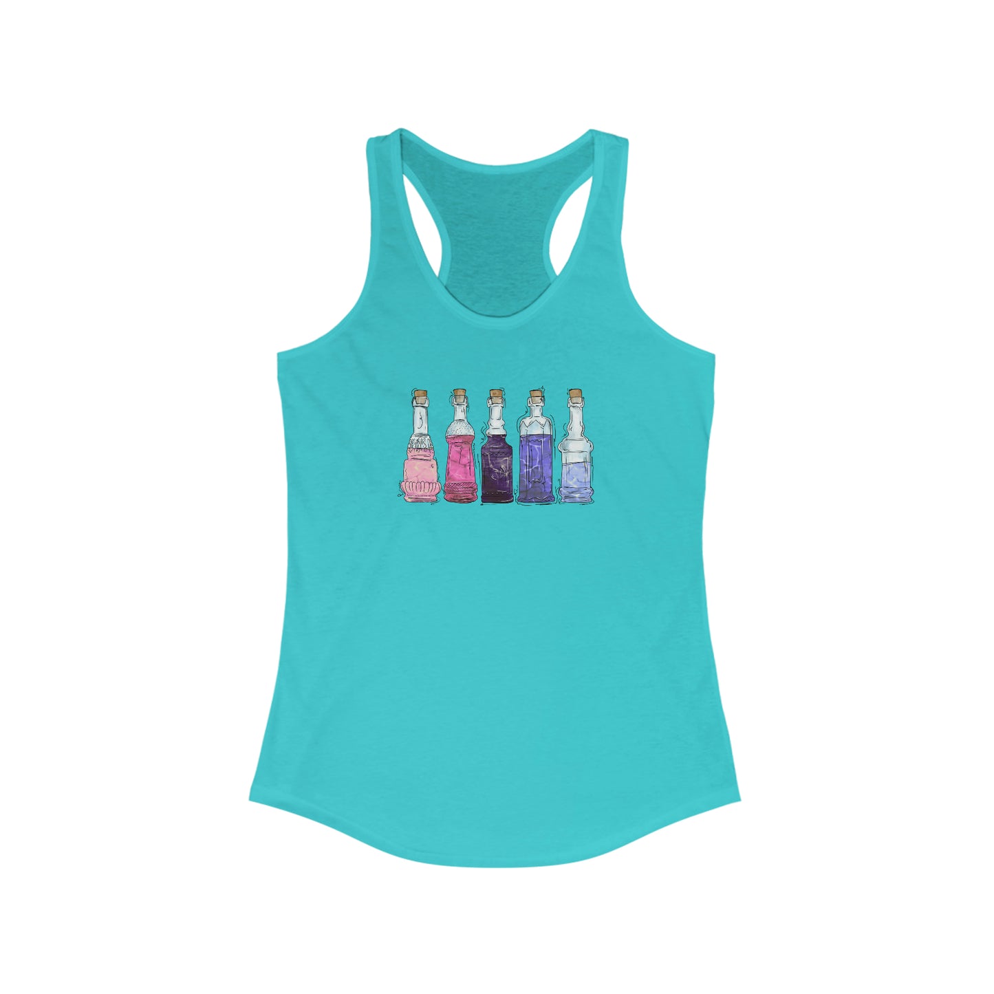 Omnisexual Pride Potion Bottles - Womens Tank Top