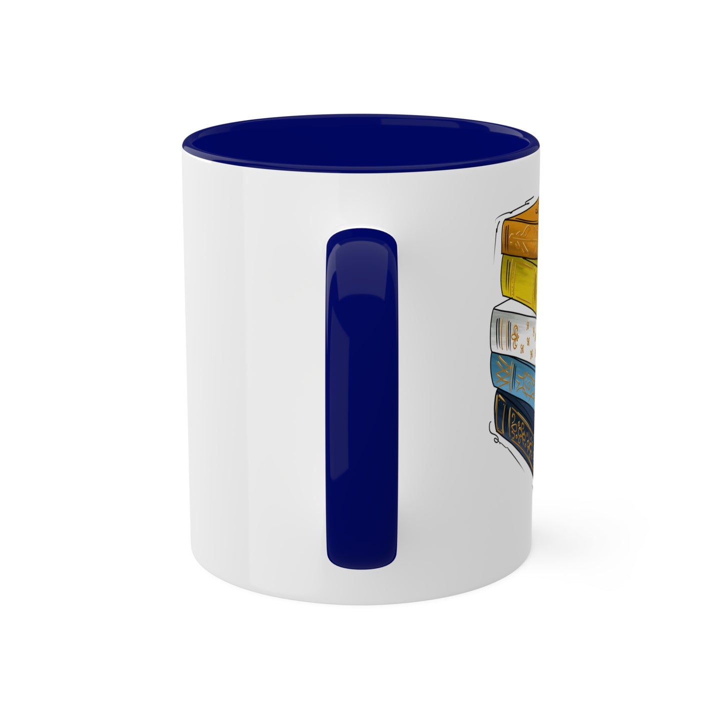 Aroace Pride Flag Old Books - Mug
