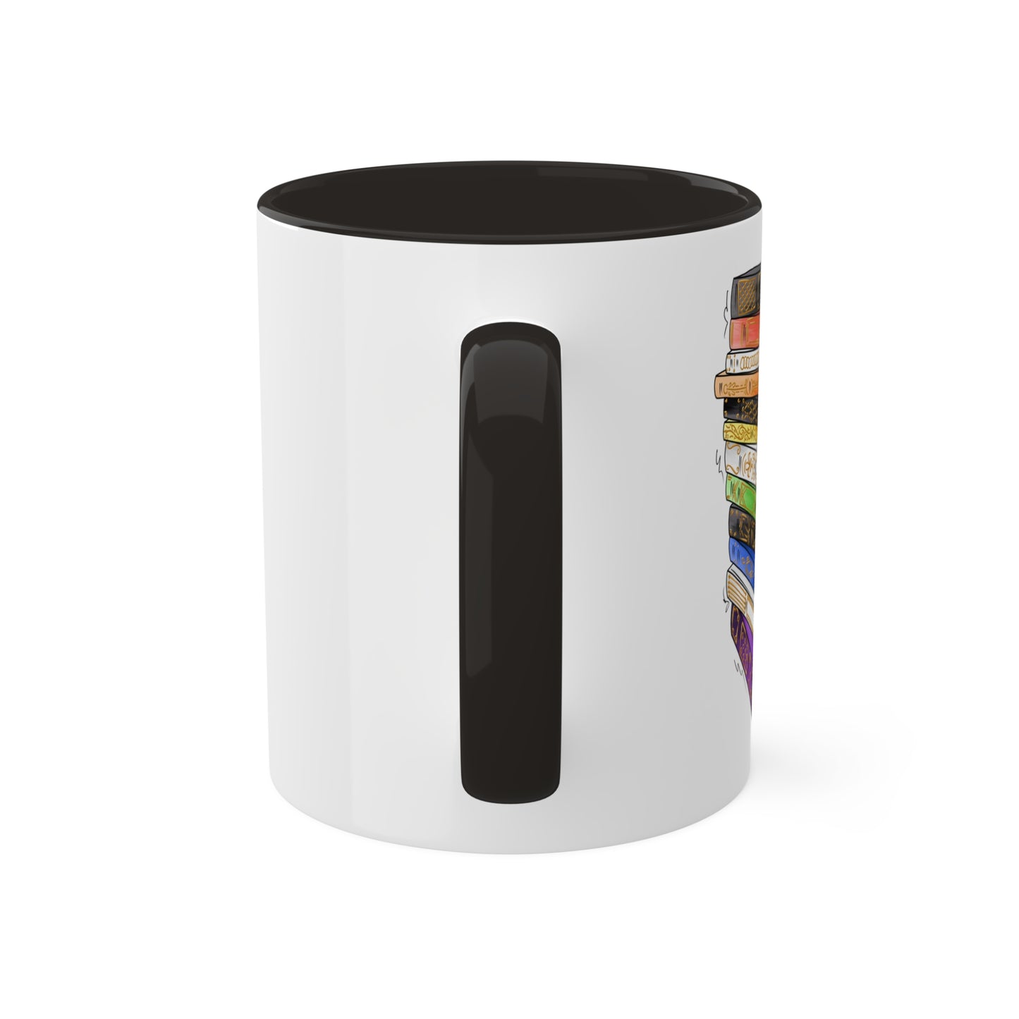 Straight Ally Pride Flag Old Books - Mug