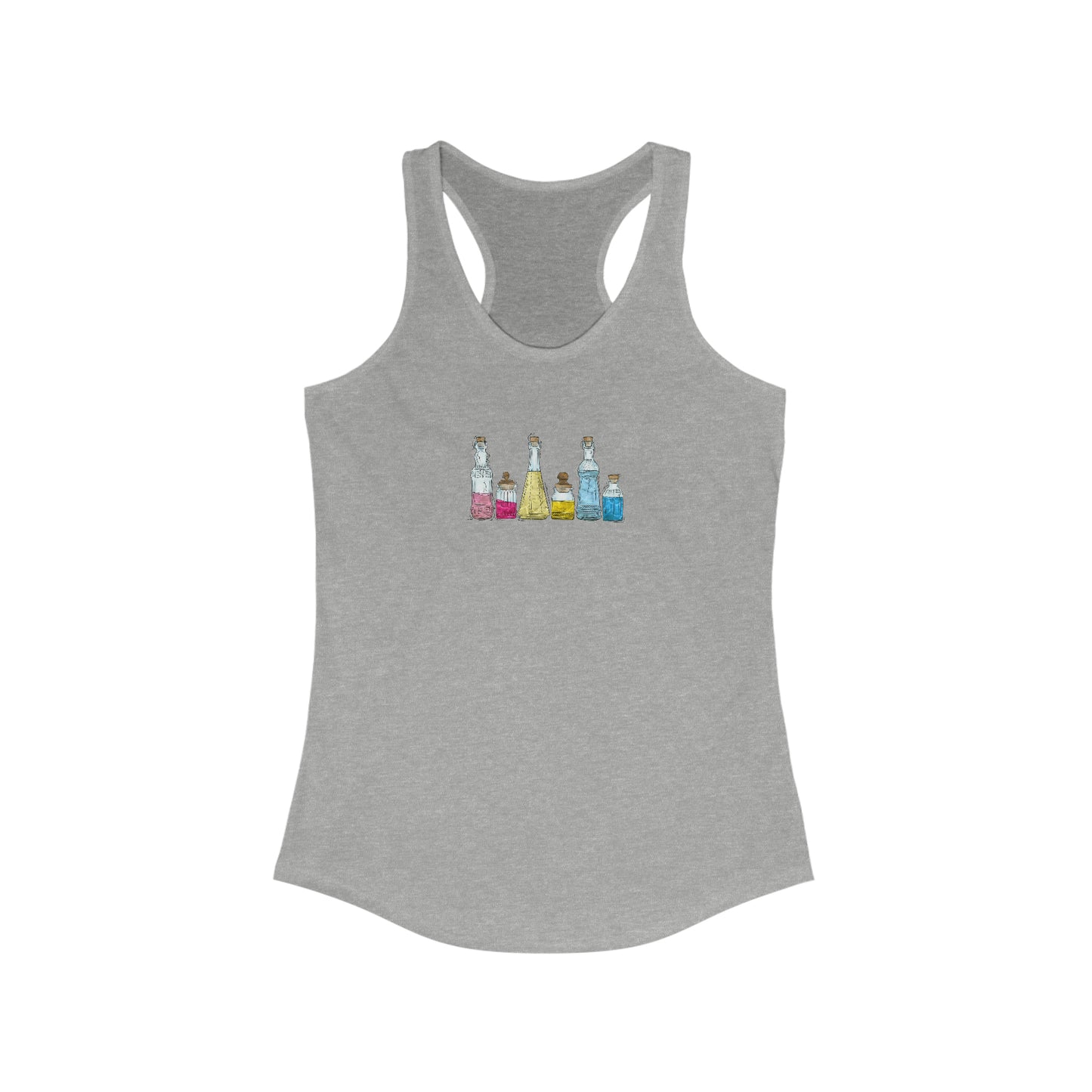Panromantic Pride Potion Bottles - Womens Tank Top