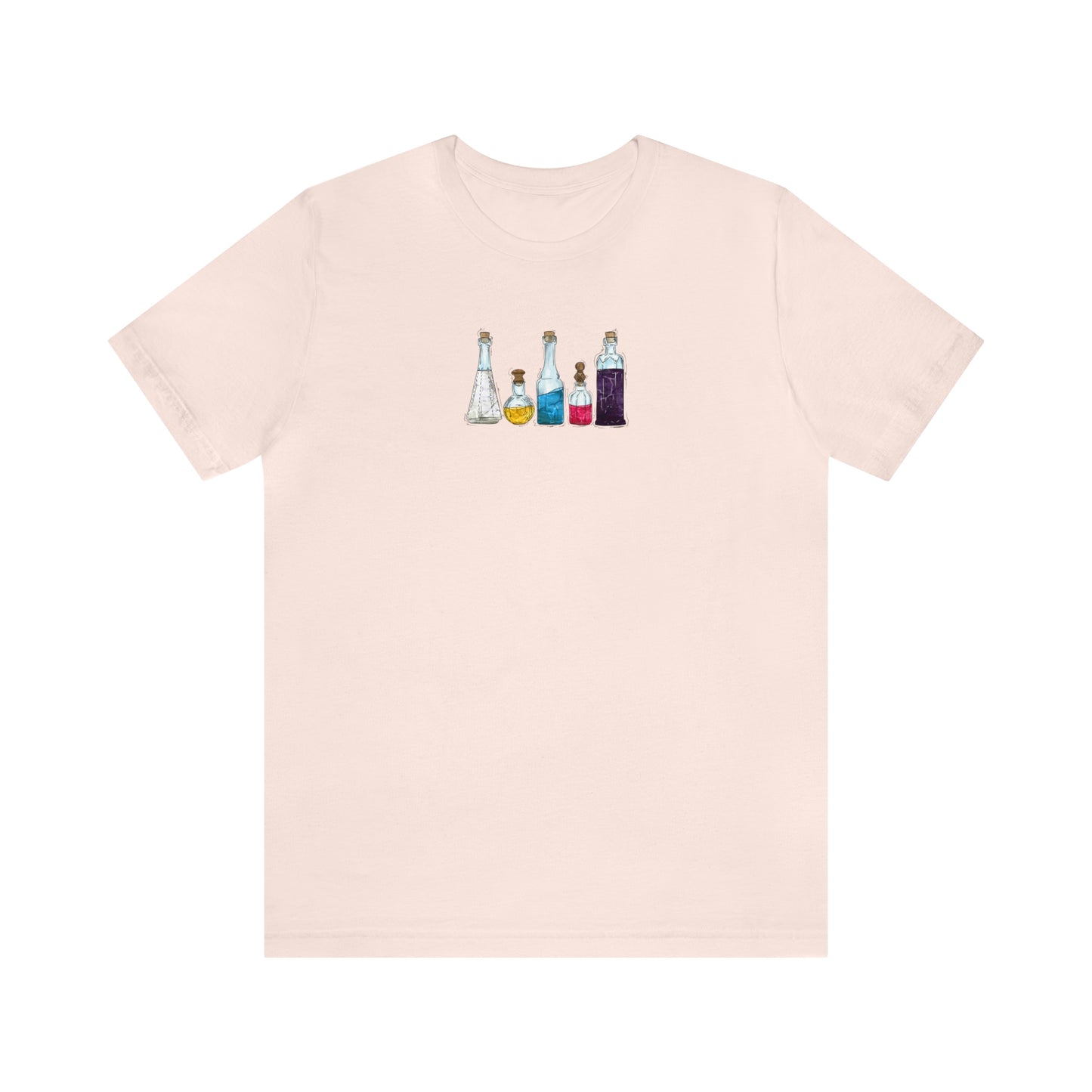 Polyamorous Pride Flag Potion Bottles - Unisex T-Shirt