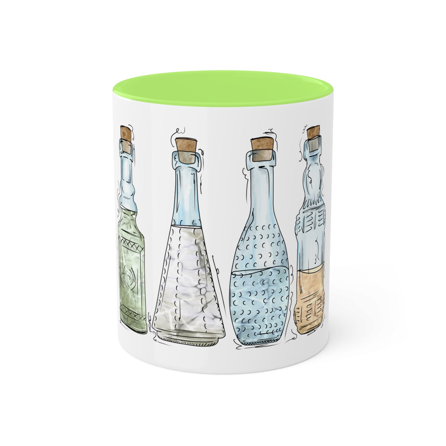 Unlabeled Pride Flag Potion Bottles - Mug