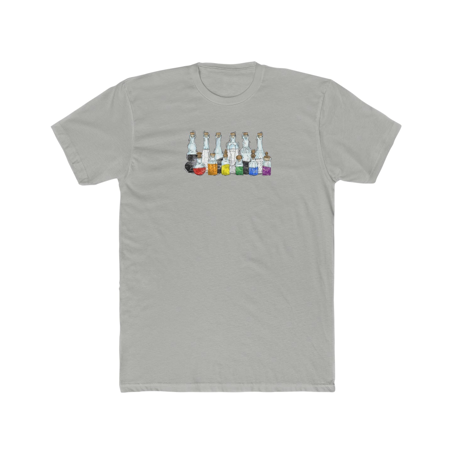 Straight Ally Pride Potion Bottles - Men's T-Shirt