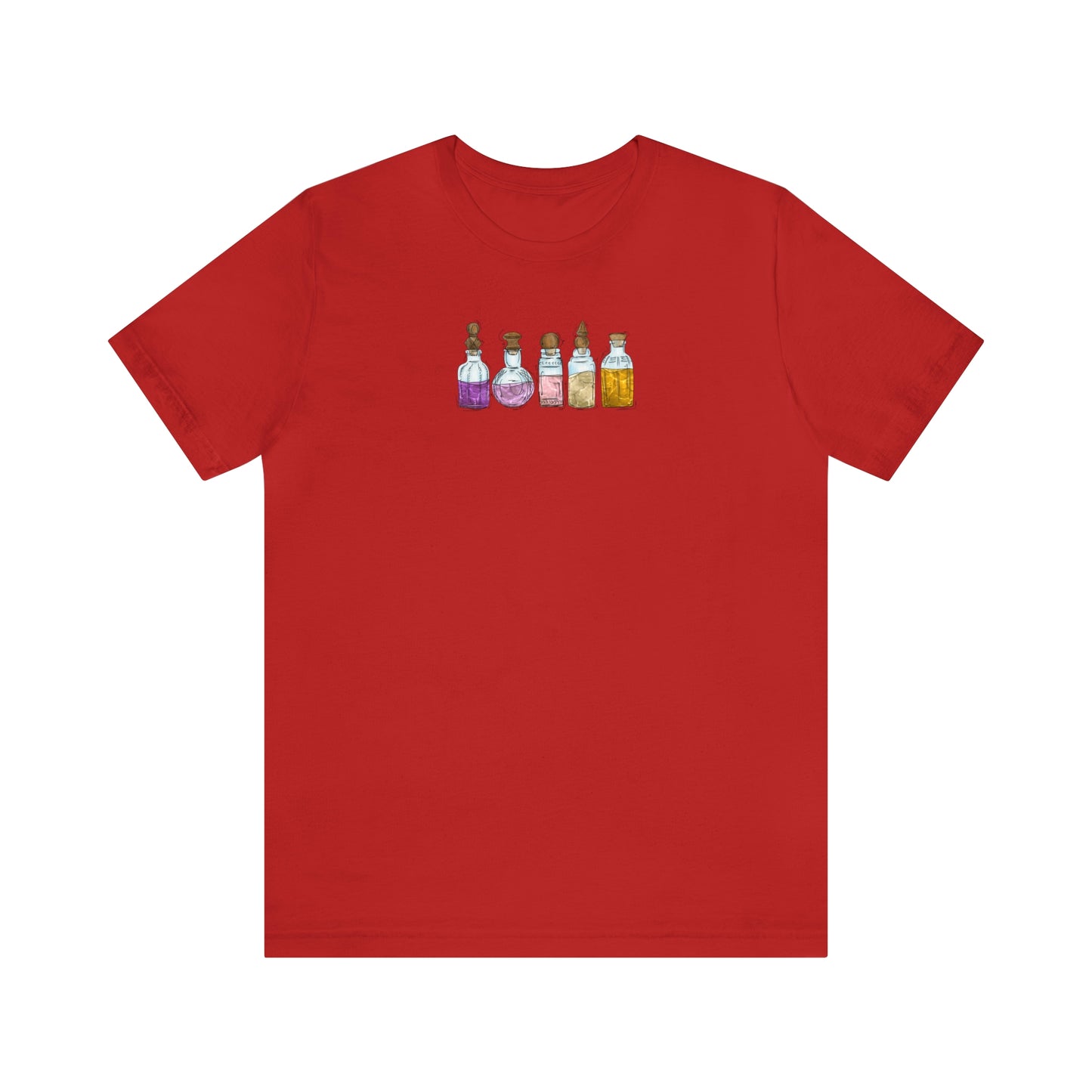 Trixic Pride Flag Potion Bottles - Unisex T-Shirt