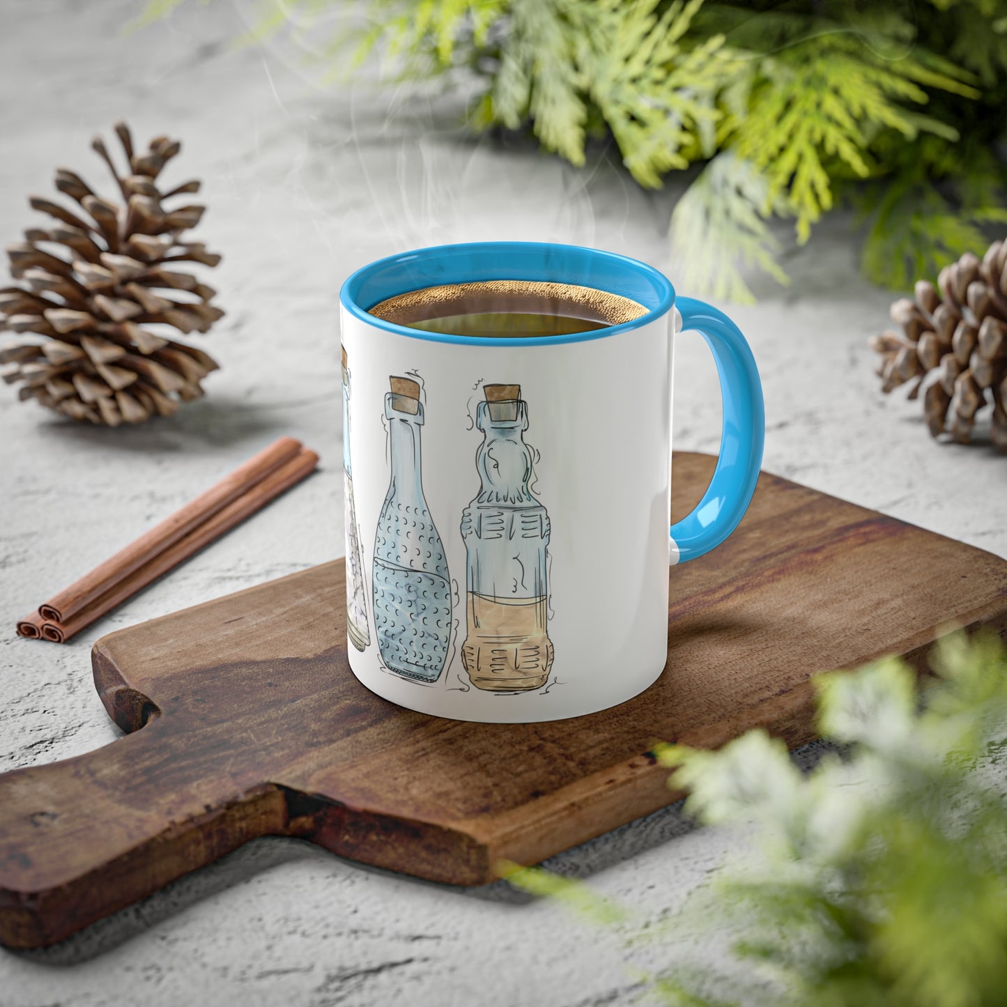 Unlabeled Pride Flag Potion Bottles - Mug