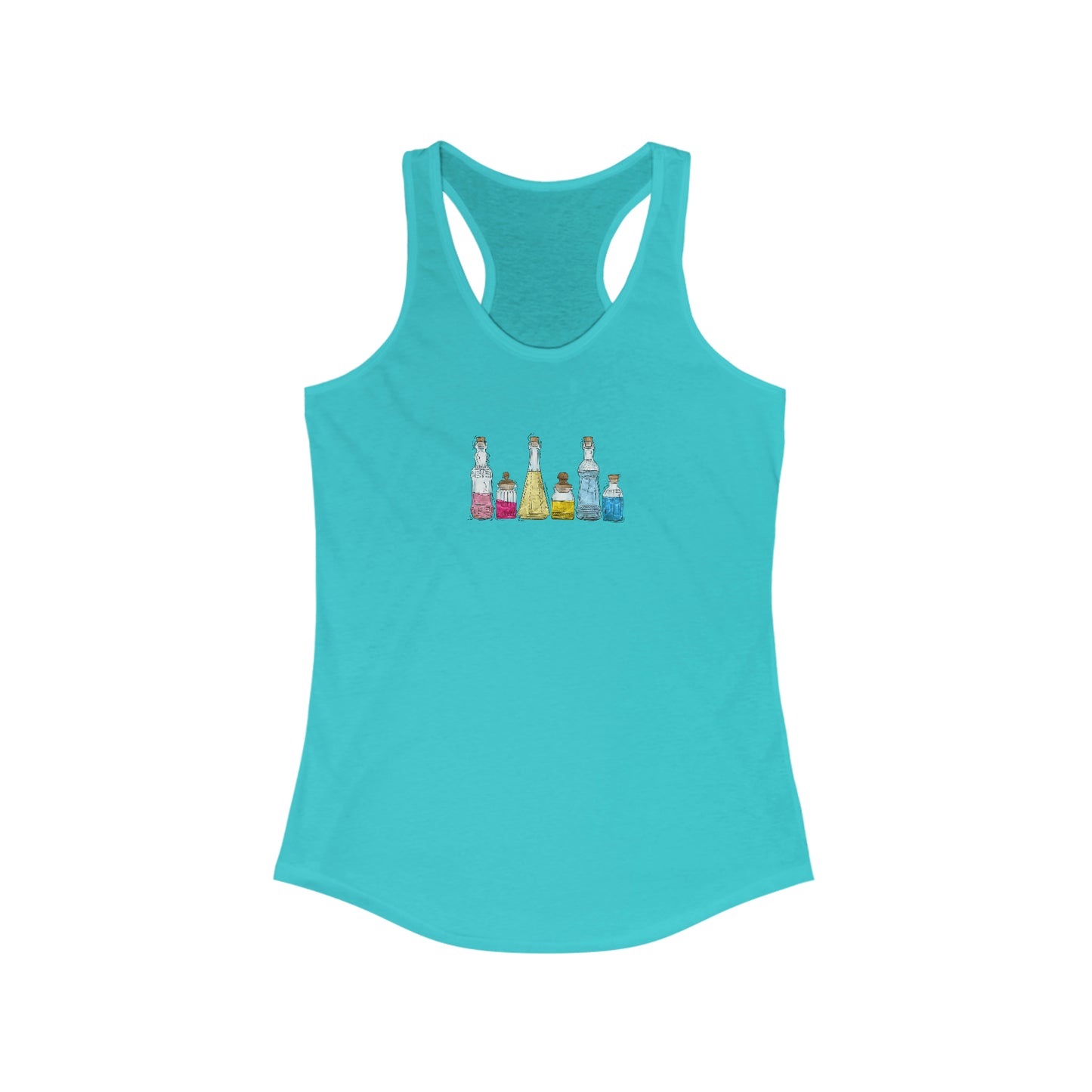 Panromantic Pride Potion Bottles - Womens Tank Top
