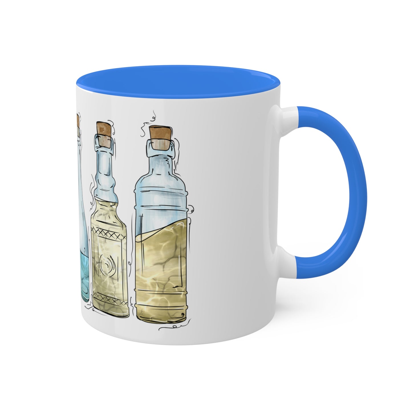 Uranic Pride Flag Potion Bottles - Mug