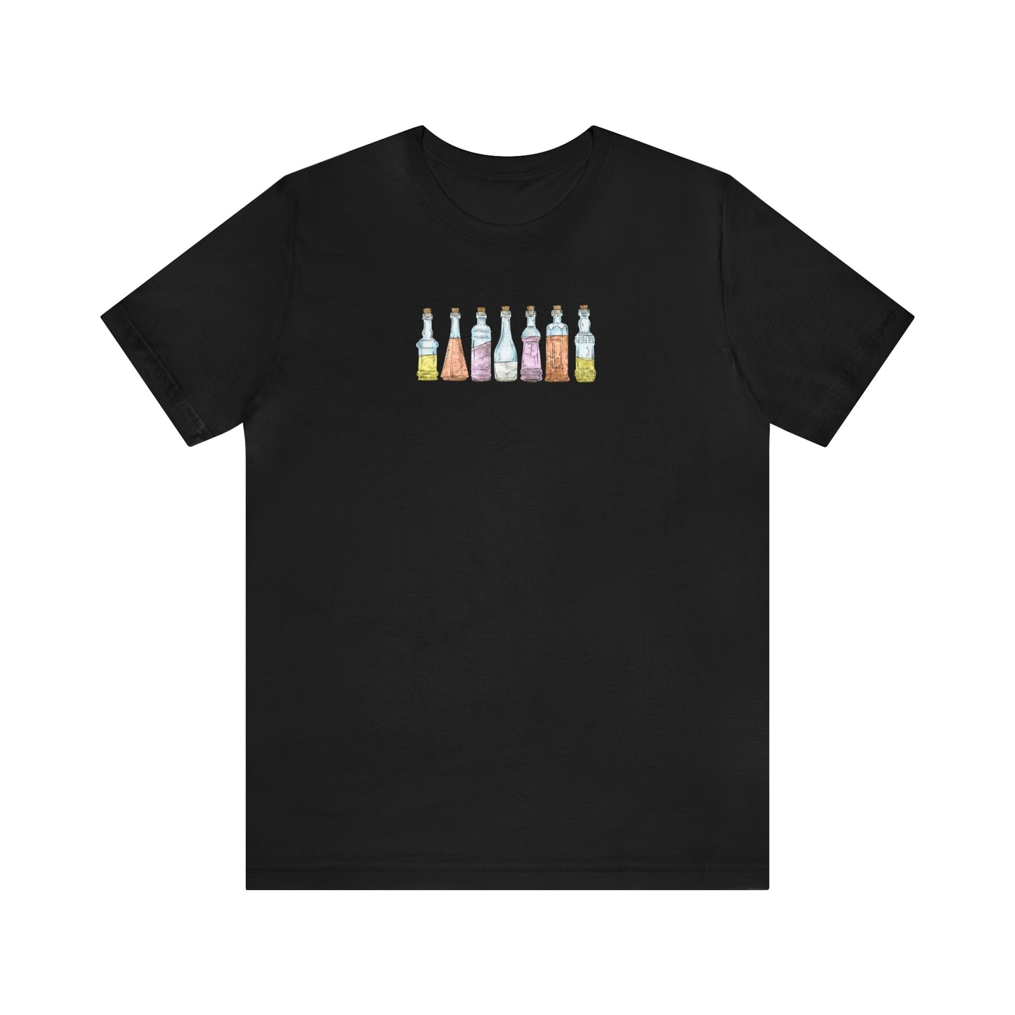 Pangender Pride Flag Potion Bottles - Unisex T-Shirt