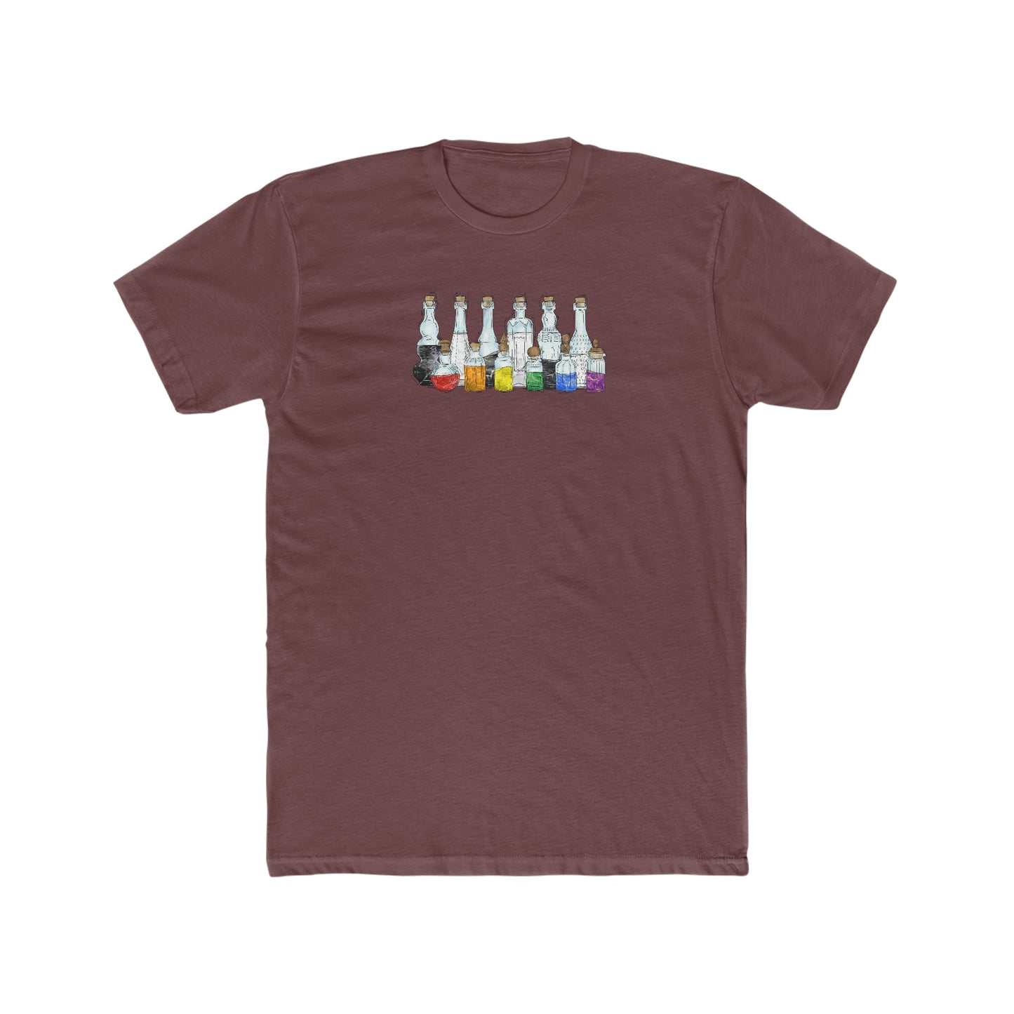 Straight Ally Pride Potion Bottles - Men's T-Shirt