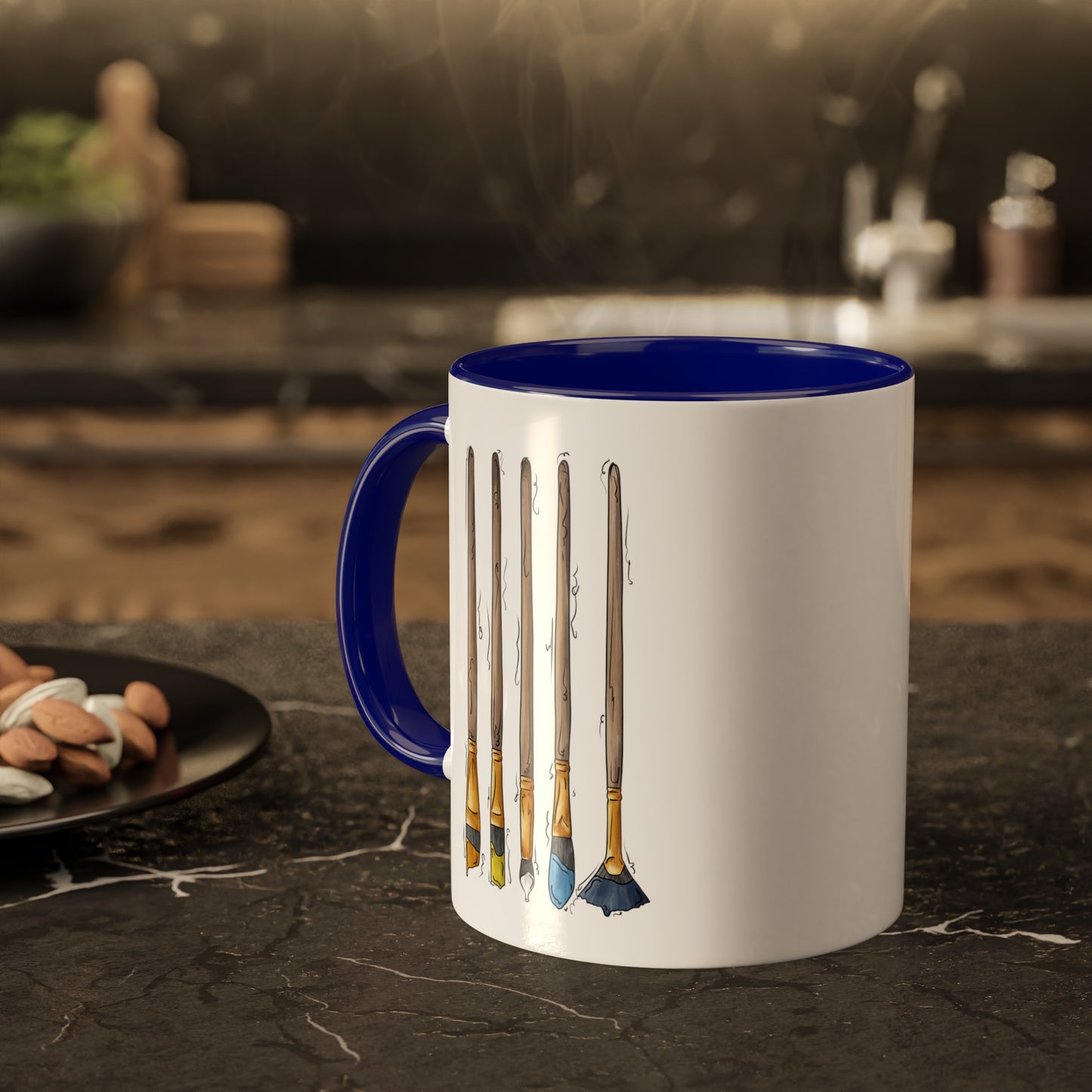 Aroace Pride Flag Paint Brushes - Mug