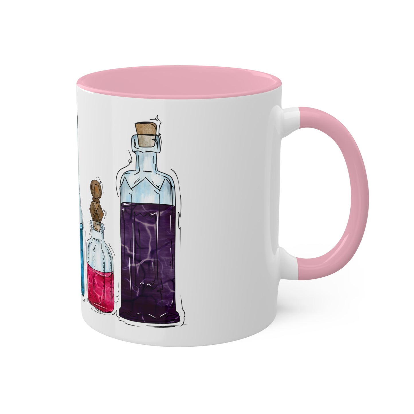 Polyamorous Pride Flag Potion Bottles - Mug