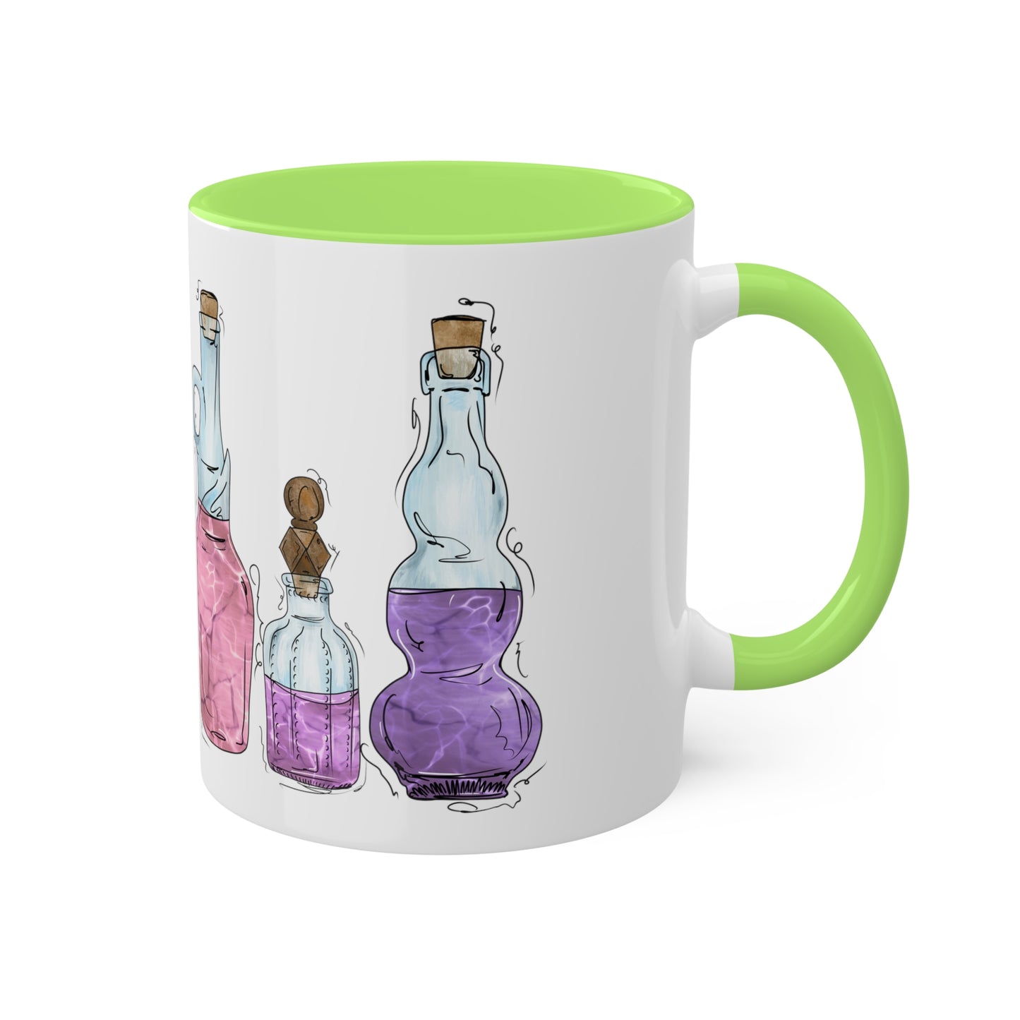 Genderfae Pride Flag Potion Bottles - Mug