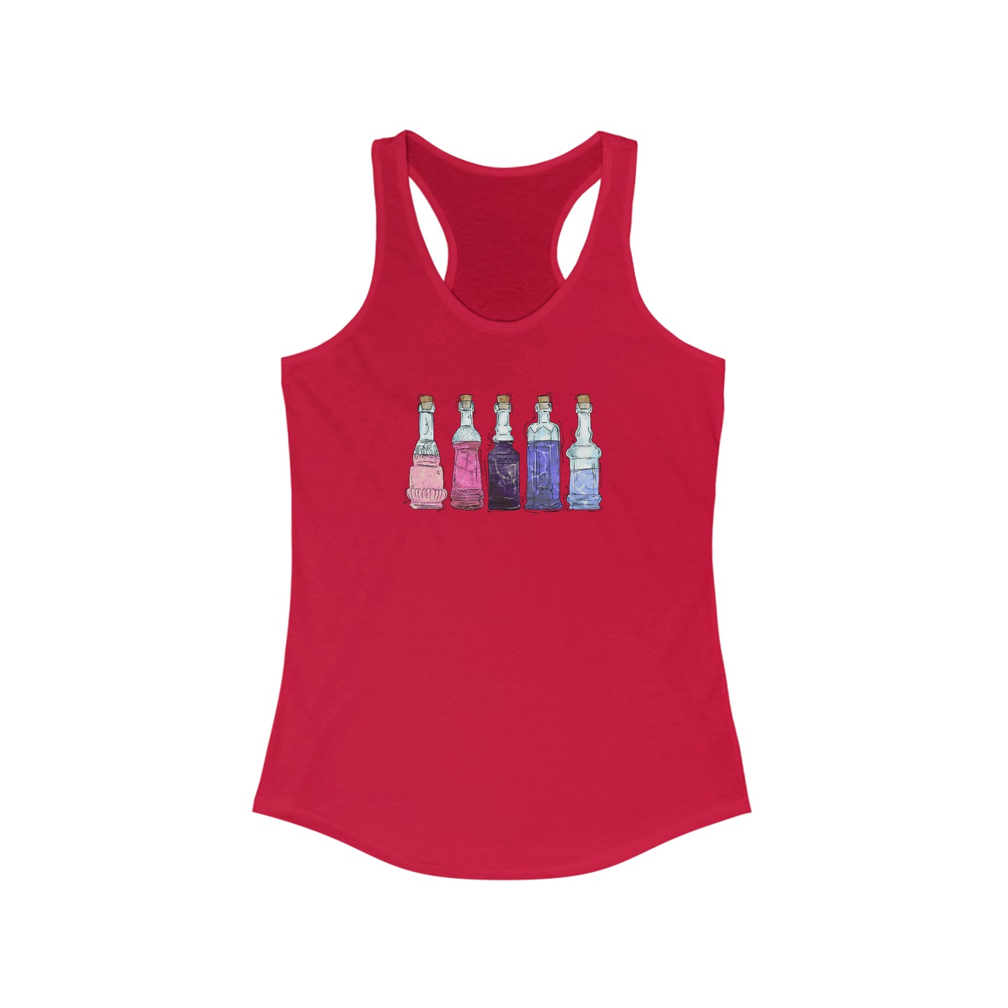 Omnisexual Pride Potion Bottles - Womens Tank Top