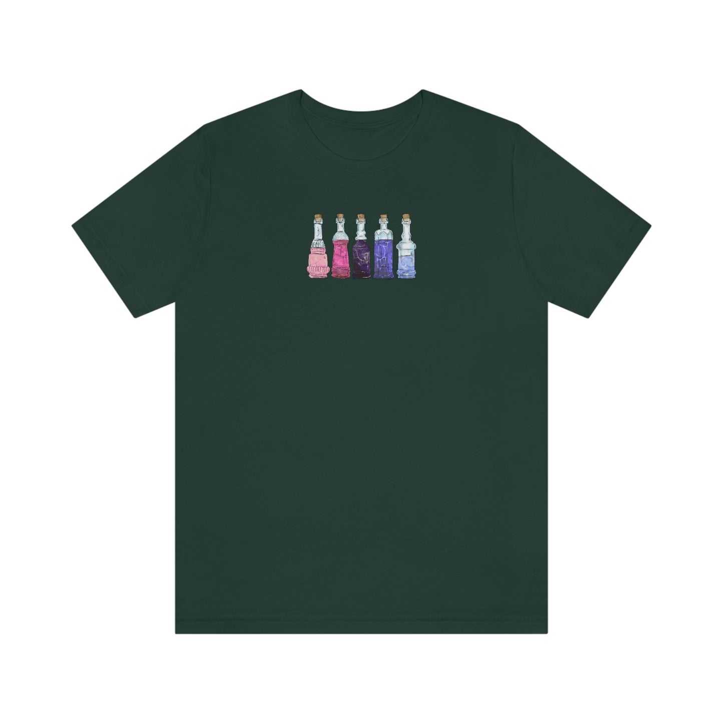 Omnisexual Pride Flag Potion Bottles - Unisex T-Shirt