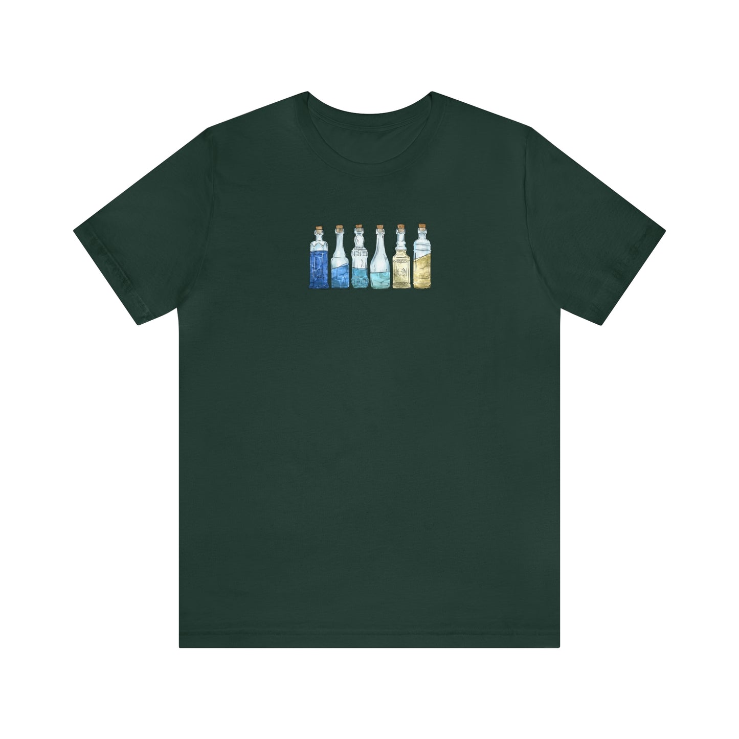 Uranic Pride Flag Potion Bottles - Unisex T-Shirt