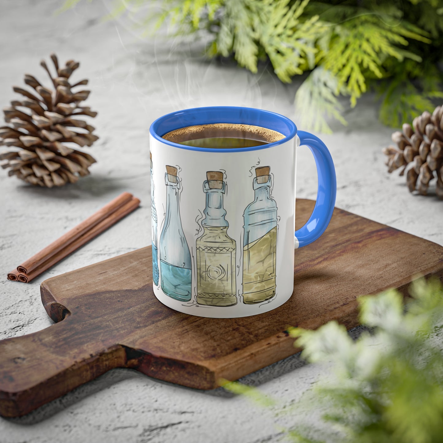 Uranic Pride Flag Potion Bottles - Mug