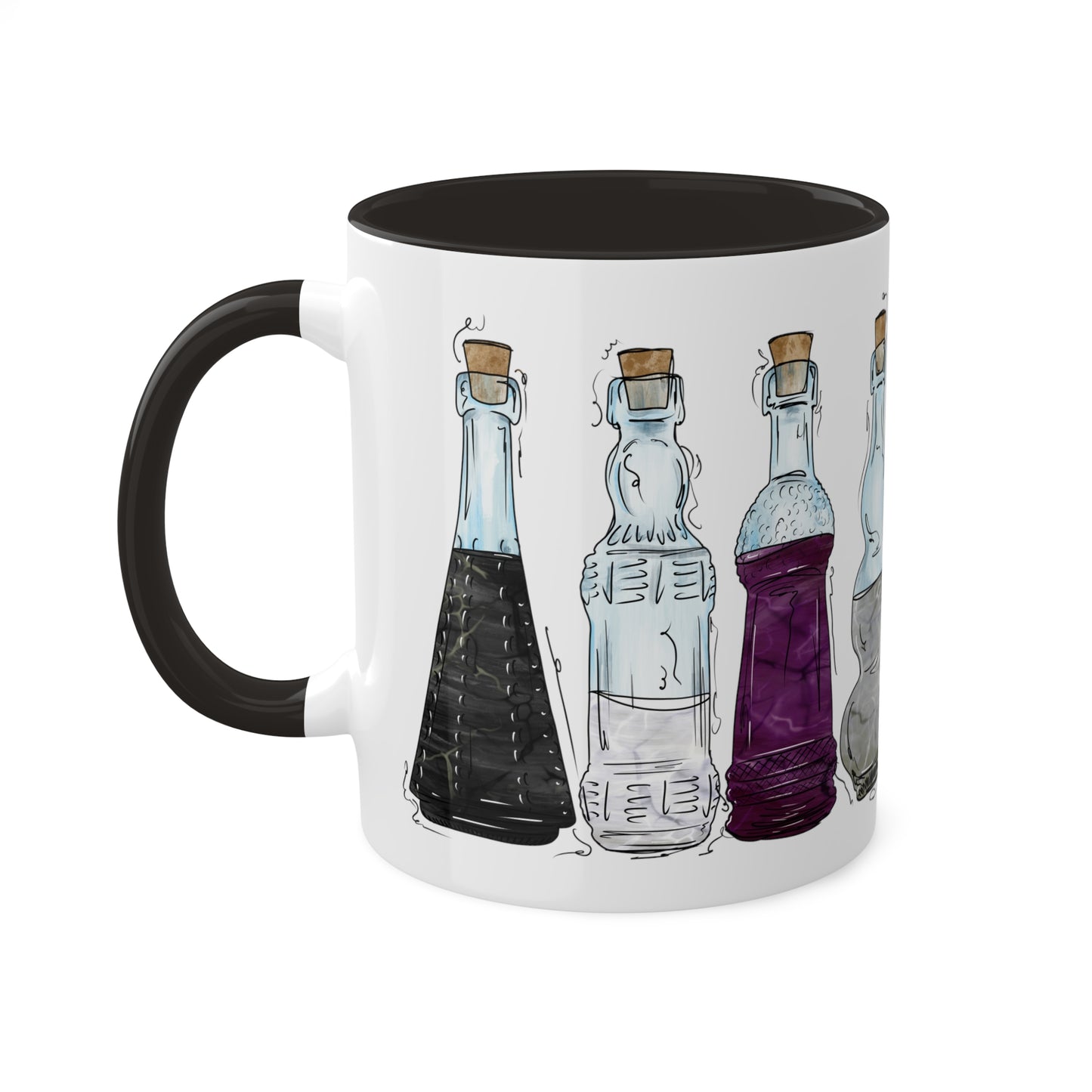 Demisexual Pride Flag Potion Bottles - Mug